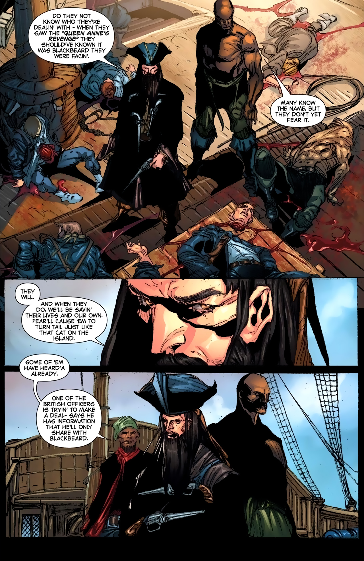 Read online Blackbeard: Legend of the Pyrate King comic -  Issue #6 - 5