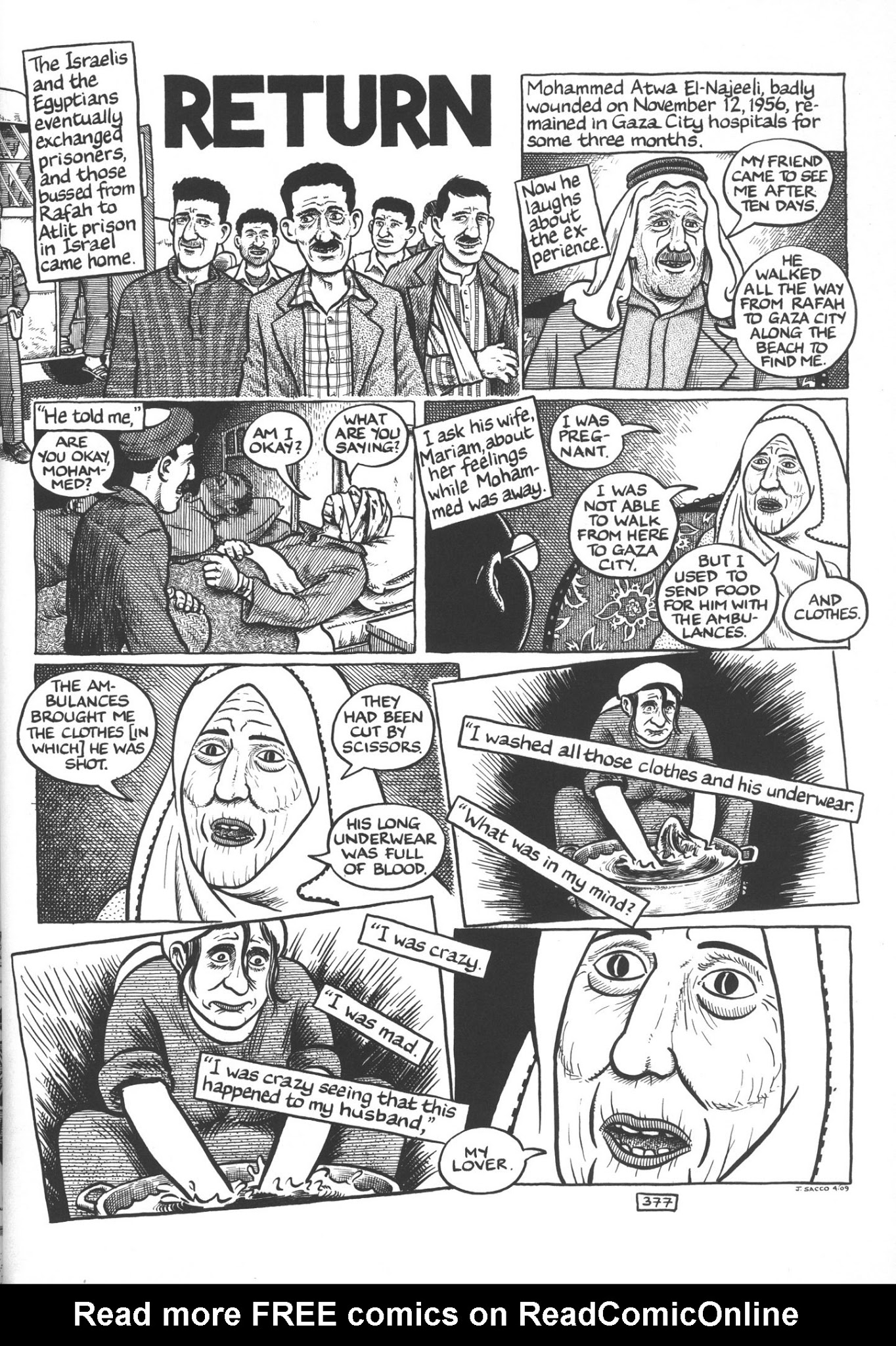 Read online Footnotes in Gaza comic -  Issue # TPB - 393