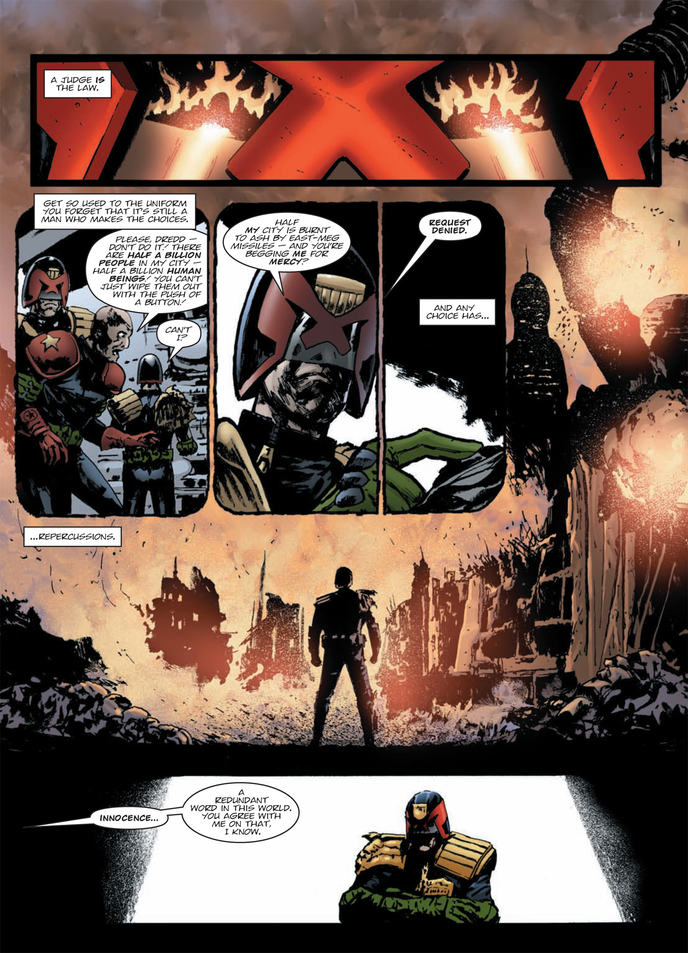 Read online Judge Dredd: Day of Chaos: Fallout comic -  Issue # TPB (Part 1) - 43