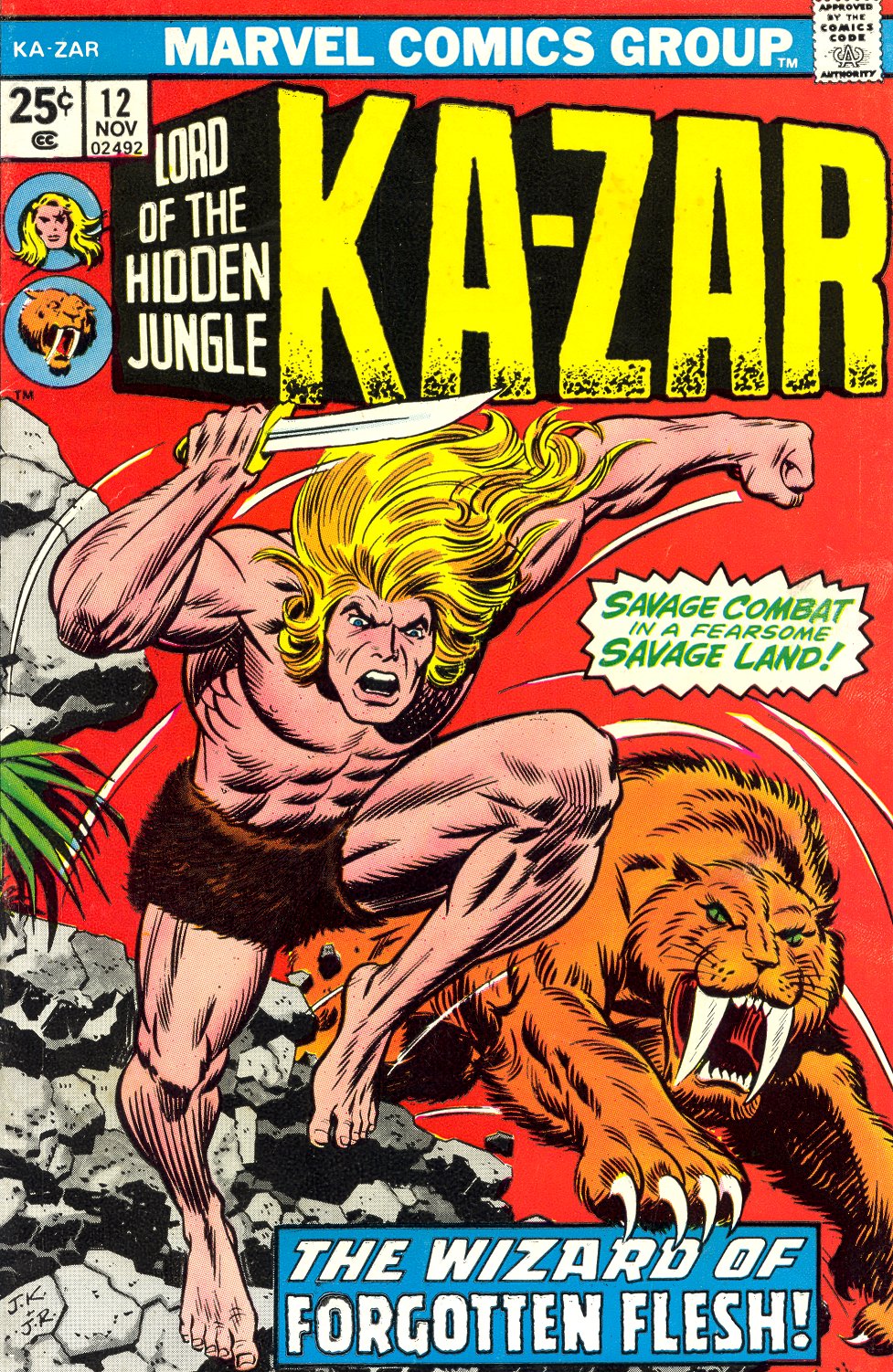 Read online Ka-Zar comic -  Issue #12 - 1