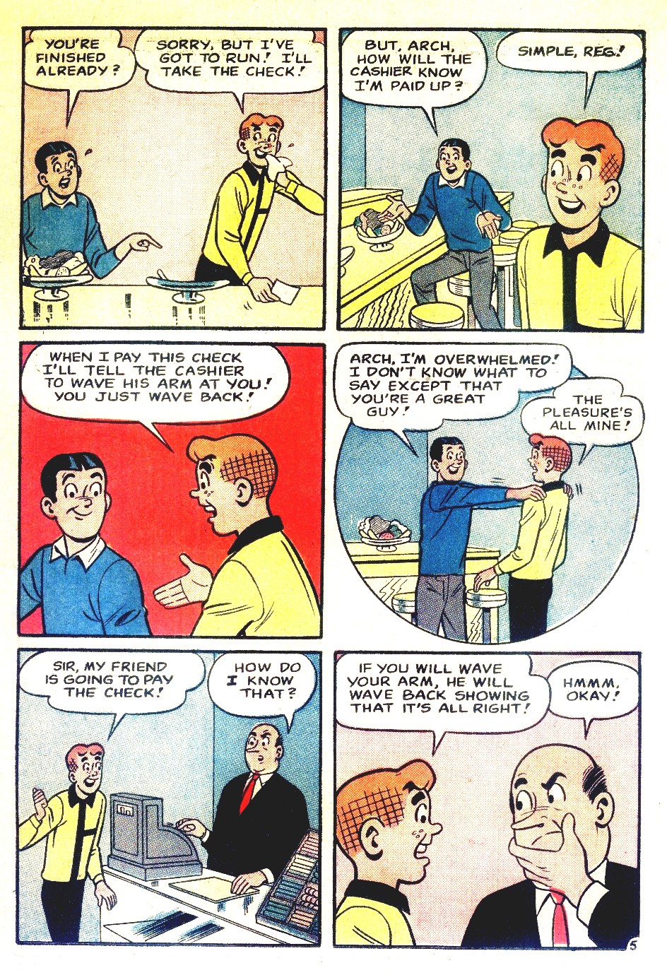 Read online Pep Comics comic -  Issue #178 - 7