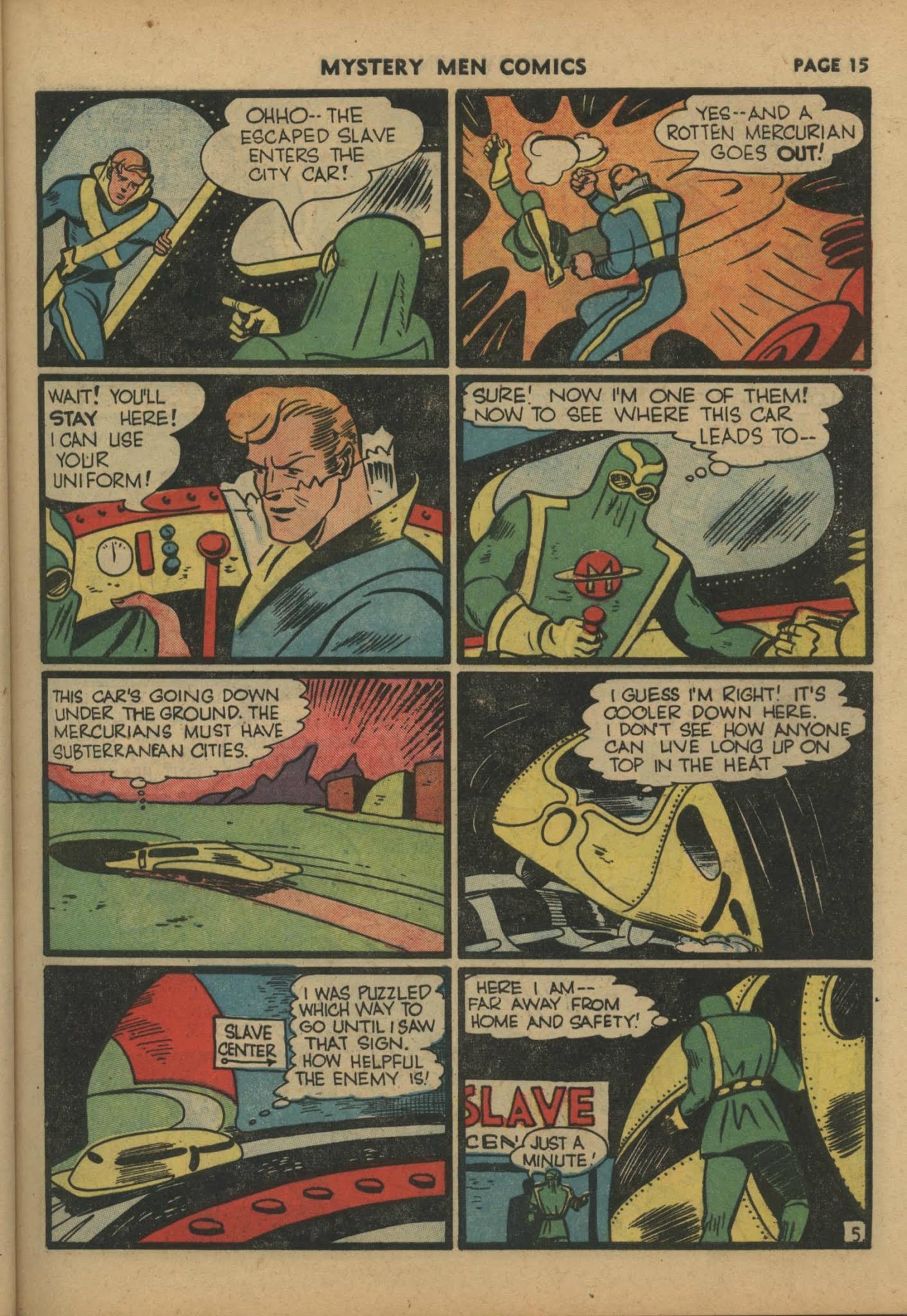 Read online Mystery Men Comics comic -  Issue #19 - 17