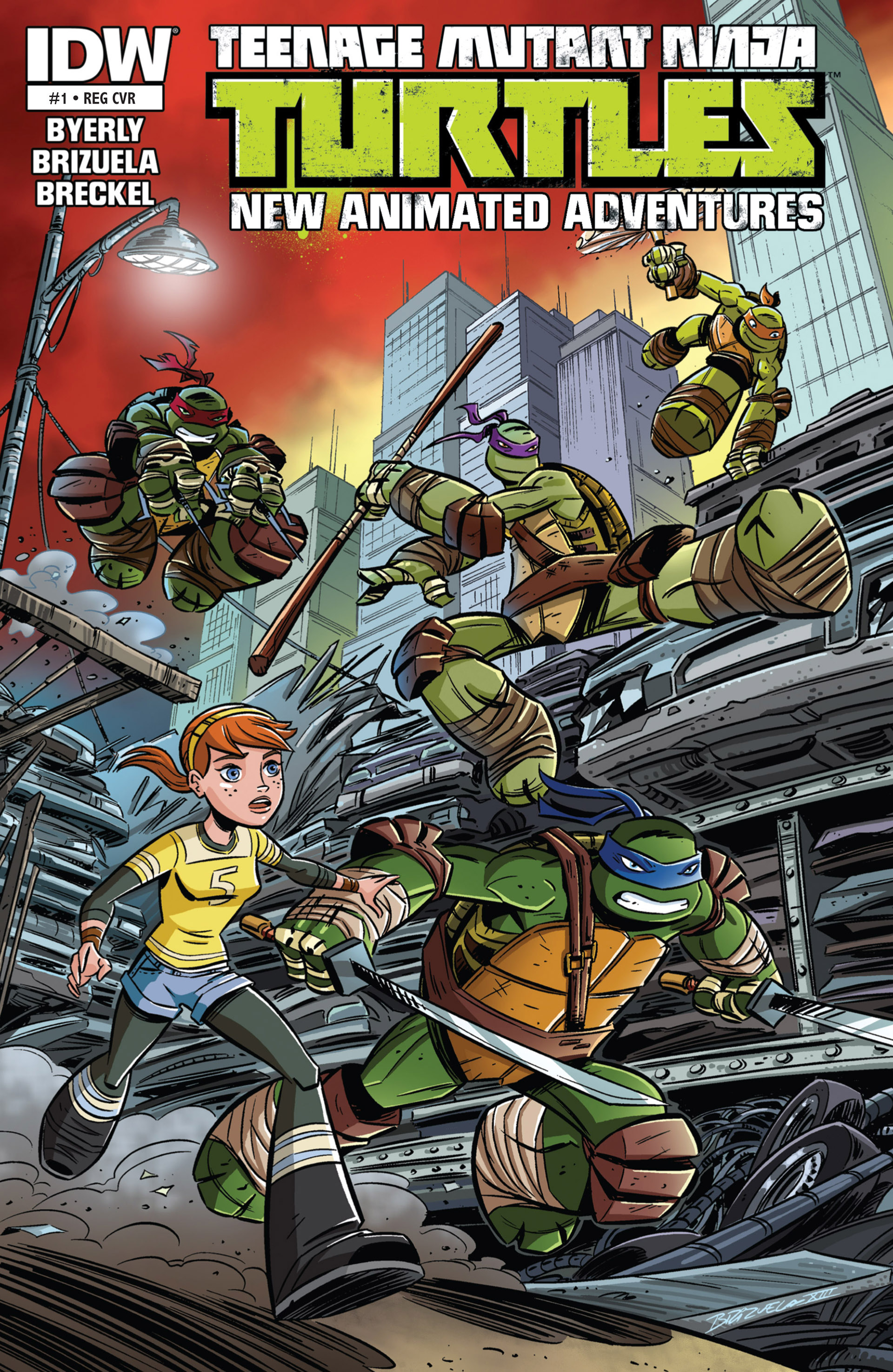 Read online Teenage Mutant Ninja Turtles New Animated Adventures comic -  Issue #1 - 1