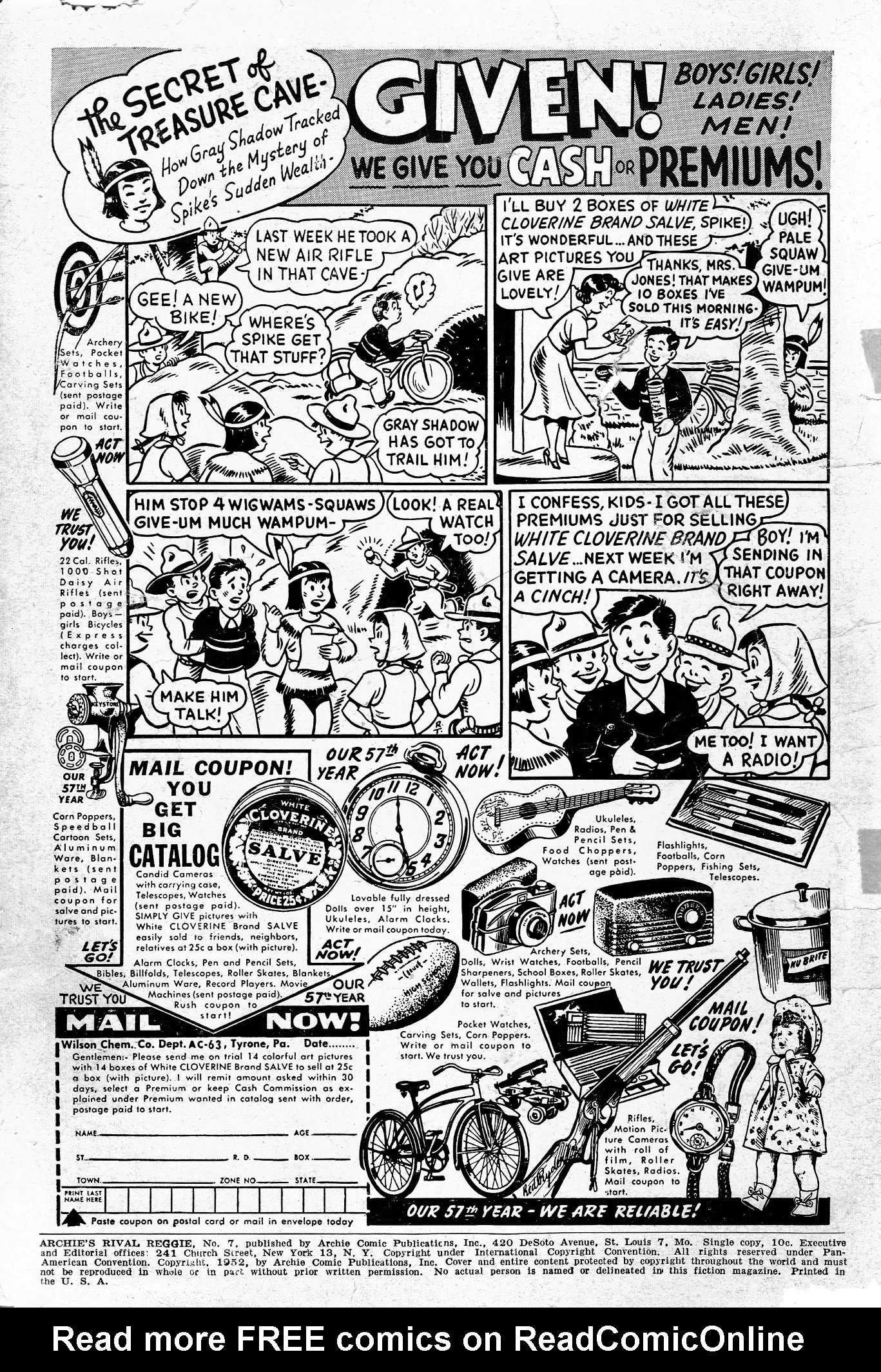 Read online Archie's Rival Reggie comic -  Issue #7 - 2
