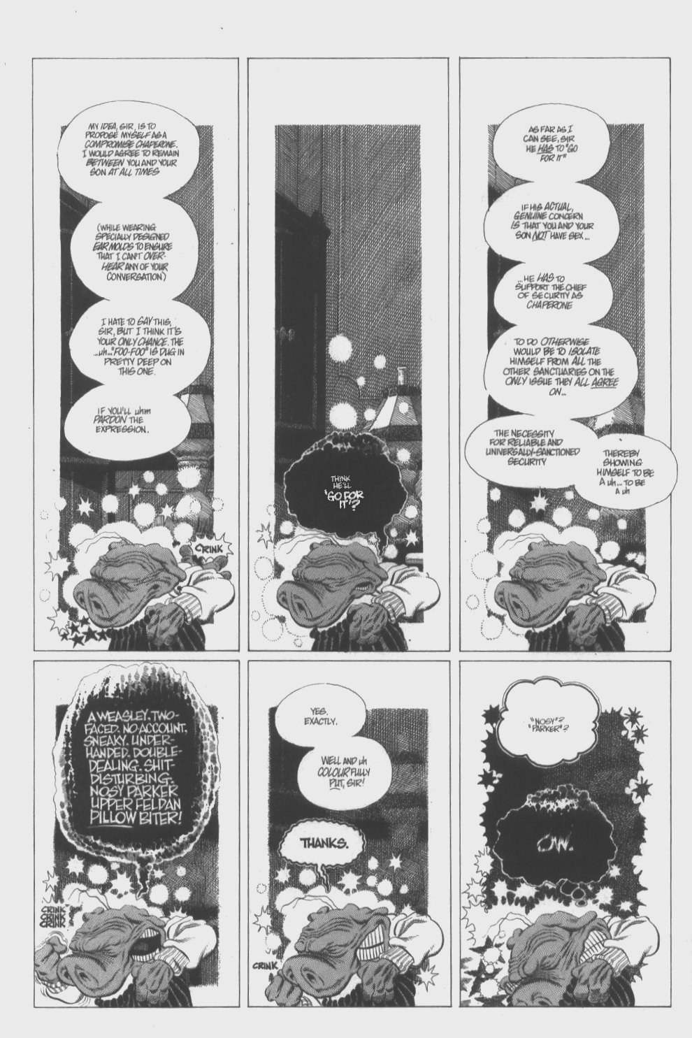Cerebus Issue #296 #294 - English 8 Cerebus Issue #296 #294 - English 8