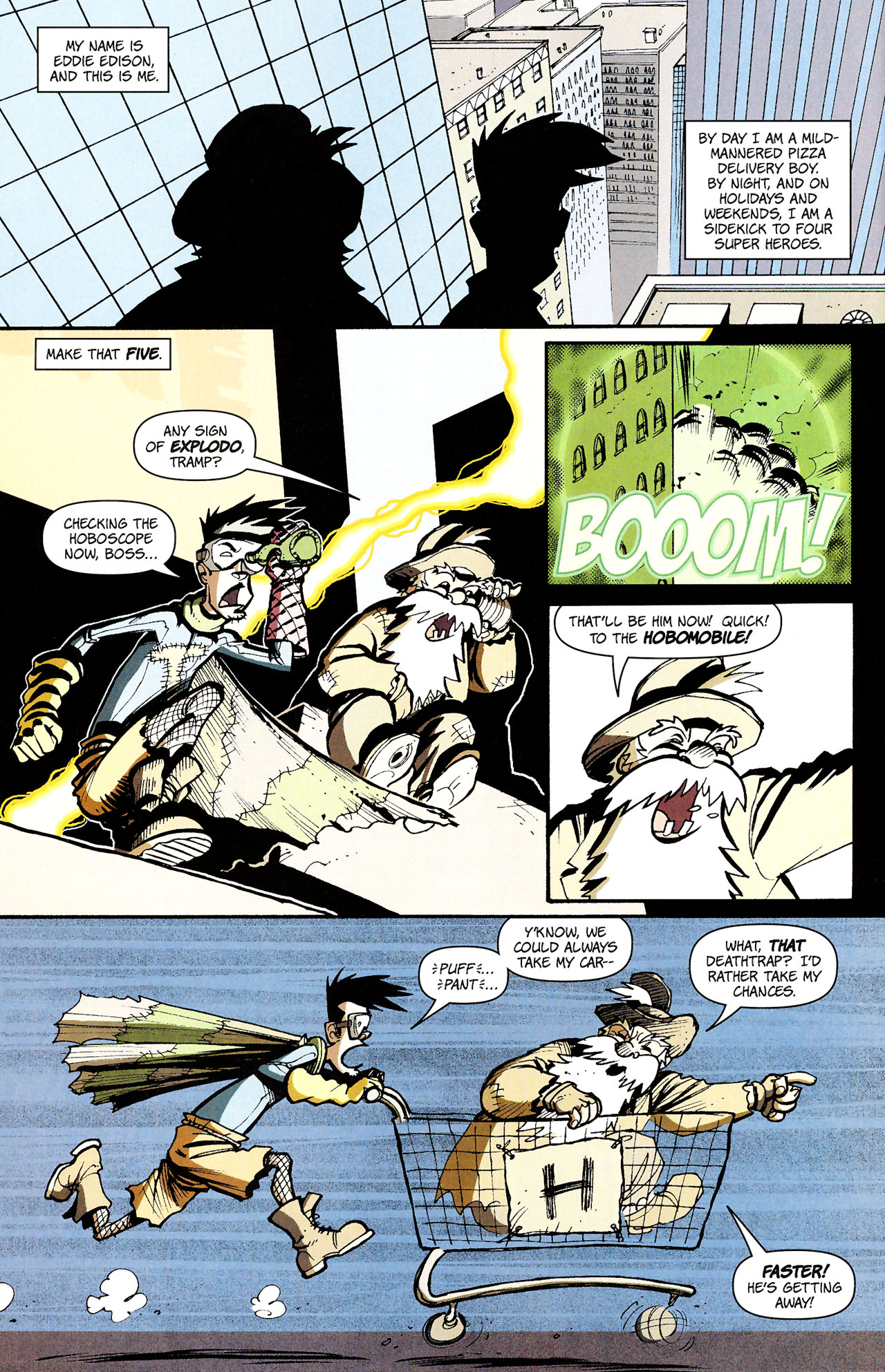 Read online Paul Jenkins' Sidekick comic -  Issue #5 - 24