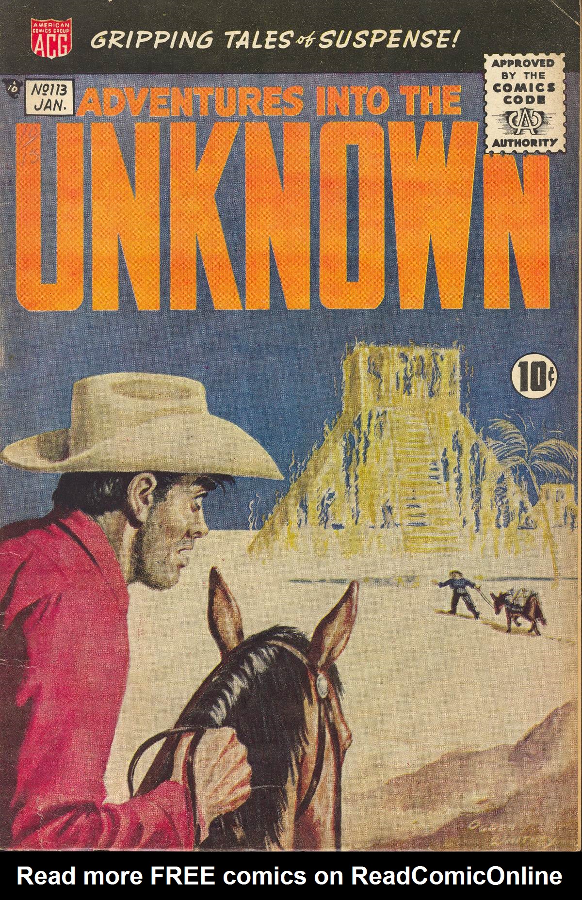Read online Adventures Into The Unknown comic -  Issue #113 - 1