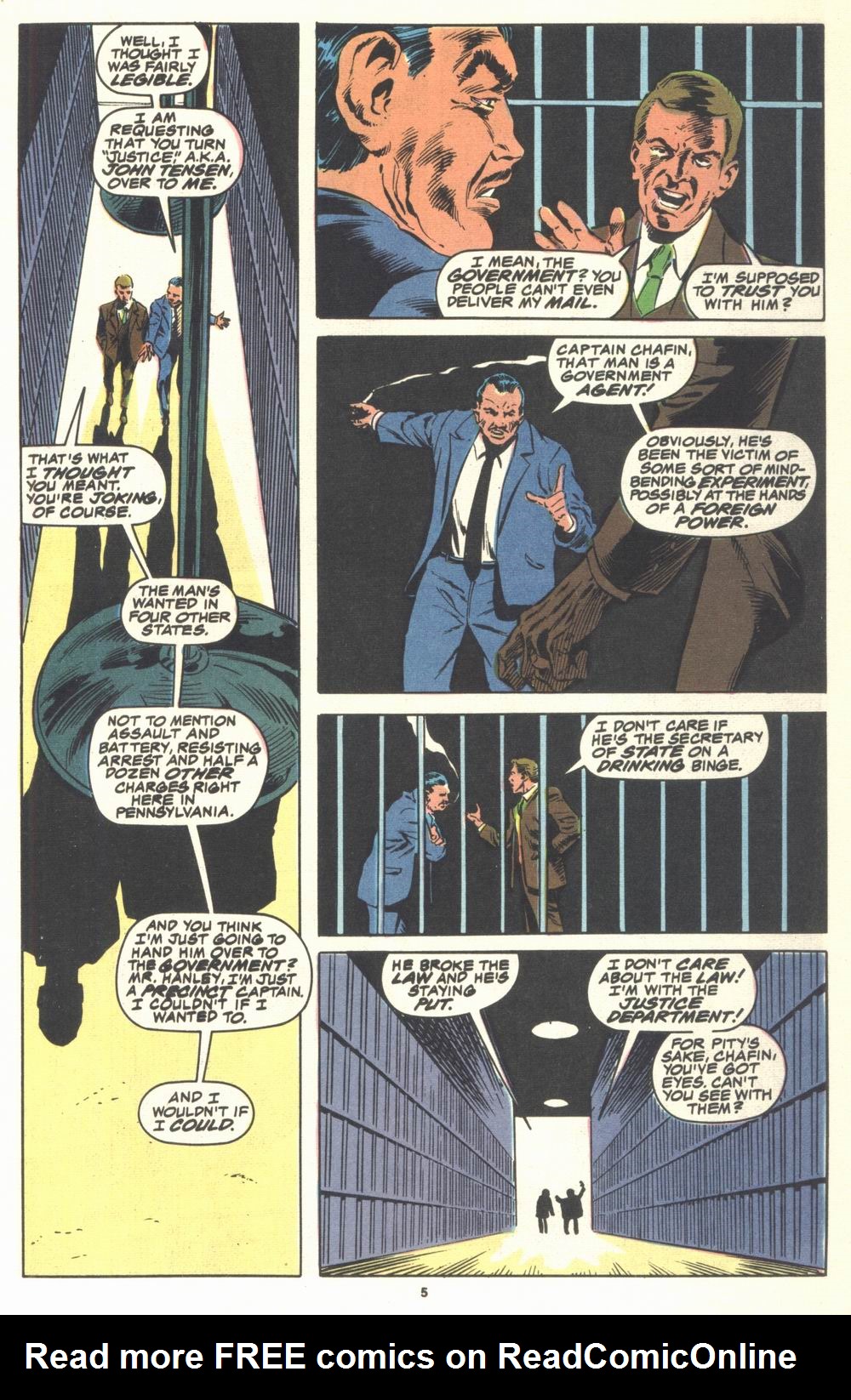 Read online Justice (1986) comic -  Issue #21 - 7