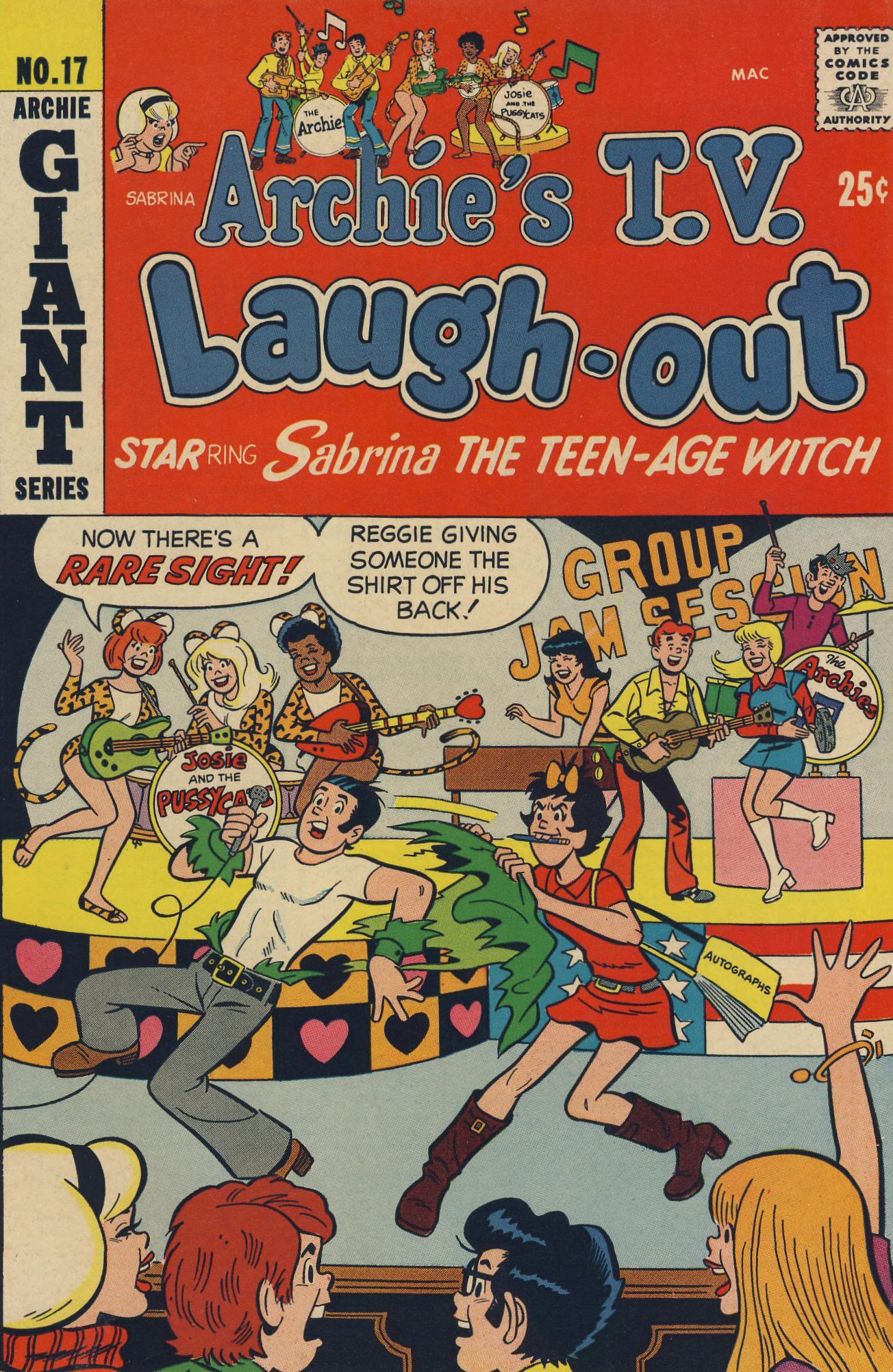 Read online Archie's TV Laugh-Out comic -  Issue #17 - 1