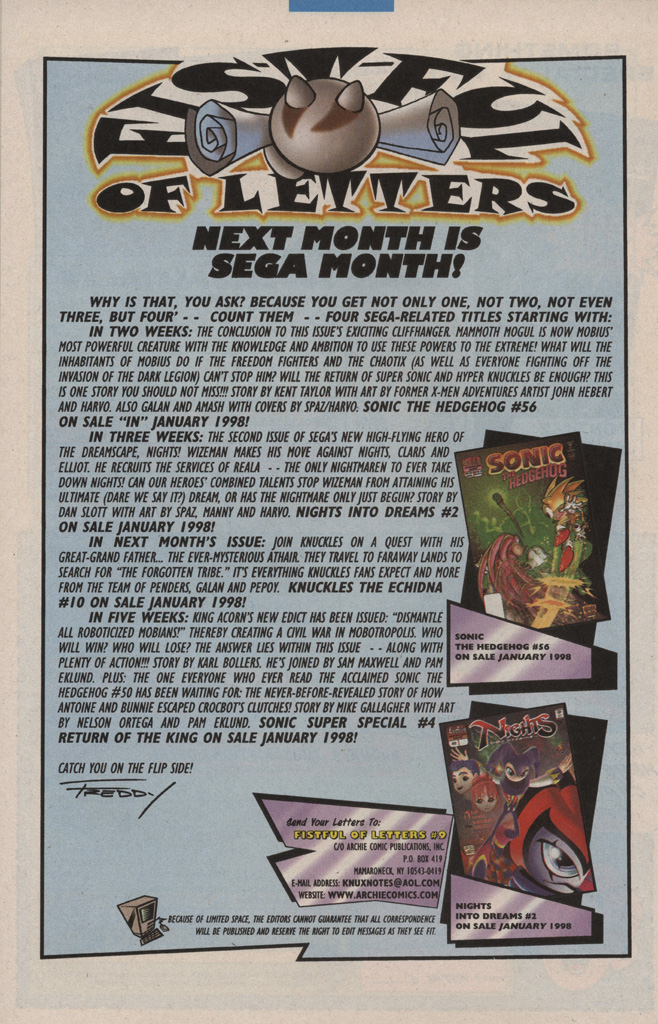 Read online Knuckles the Echidna comic -  Issue #9 - 32