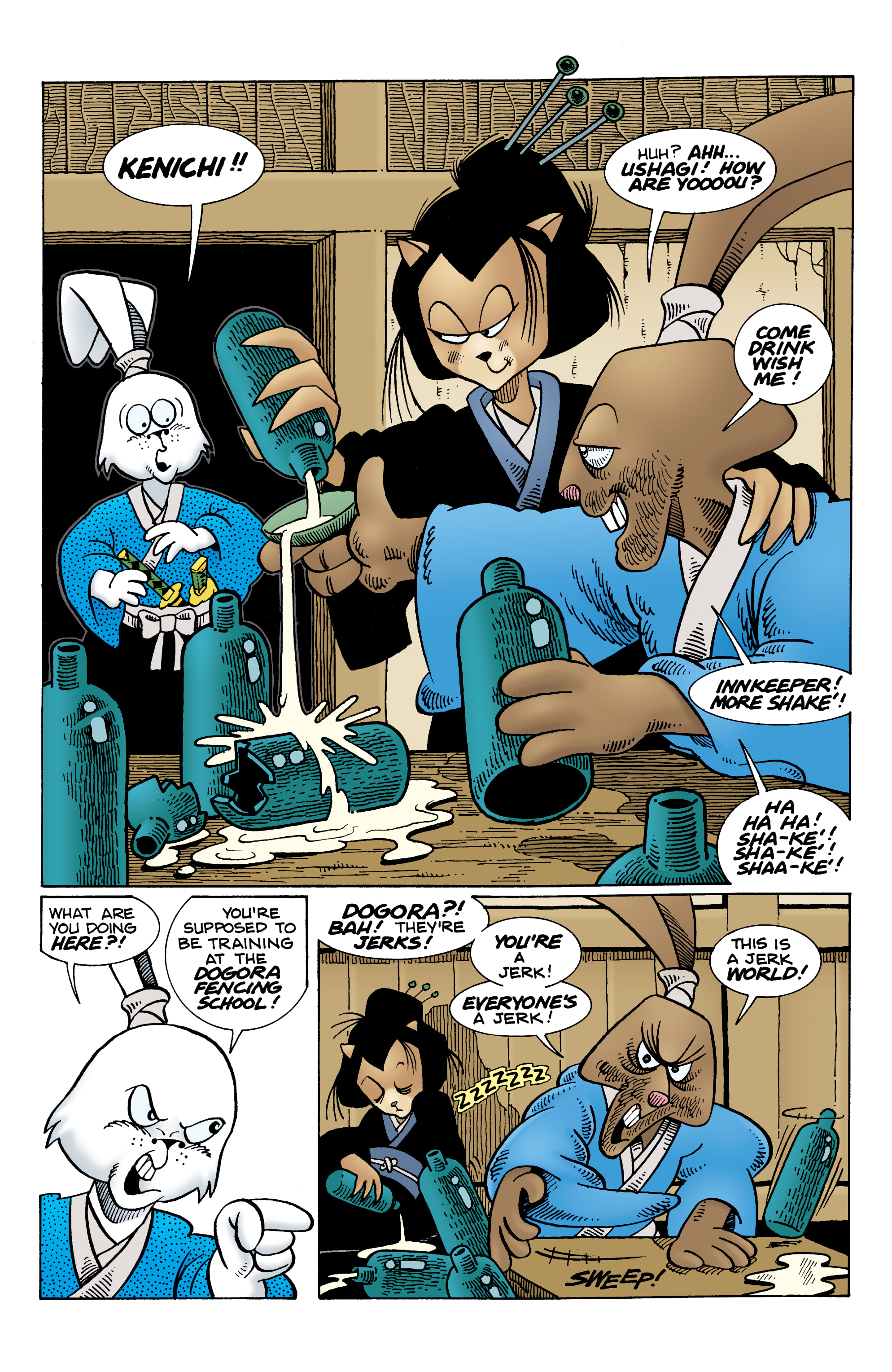 Read online Usagi Yojimbo Color Classics comic -  Issue #3 - 18