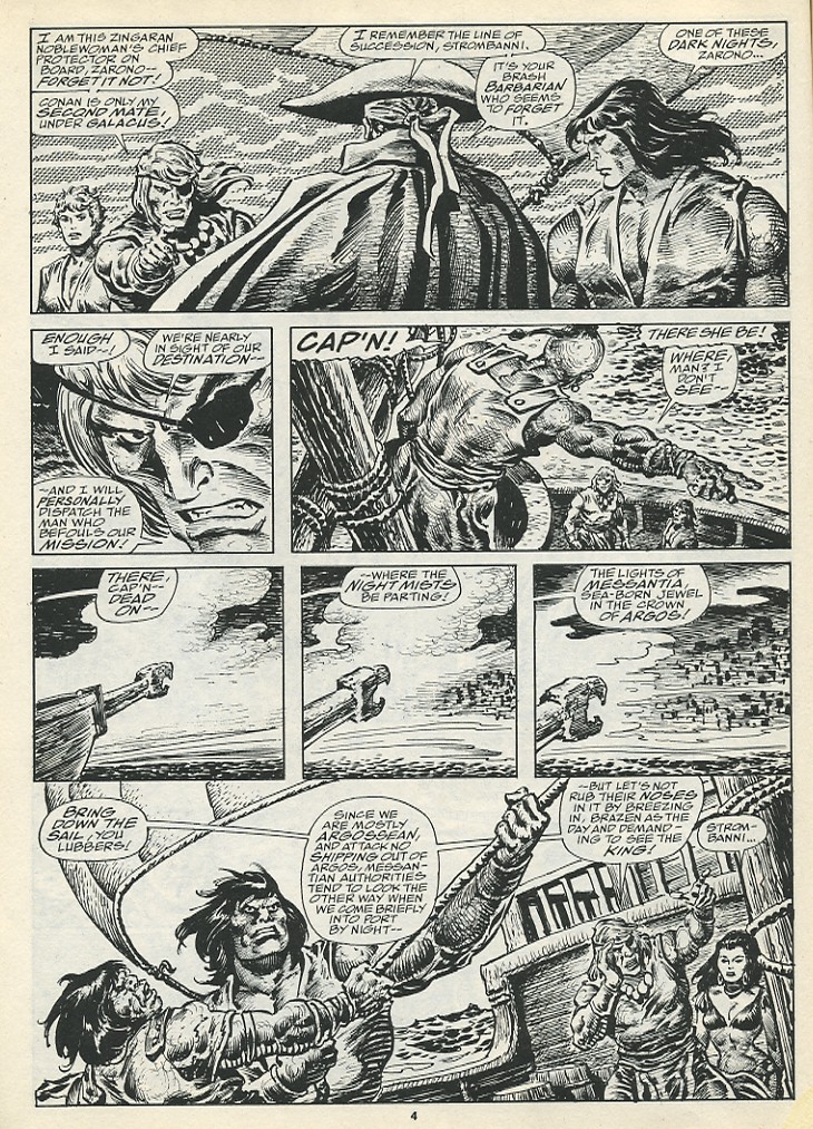 Read online The Savage Sword Of Conan comic -  Issue #197 - 6