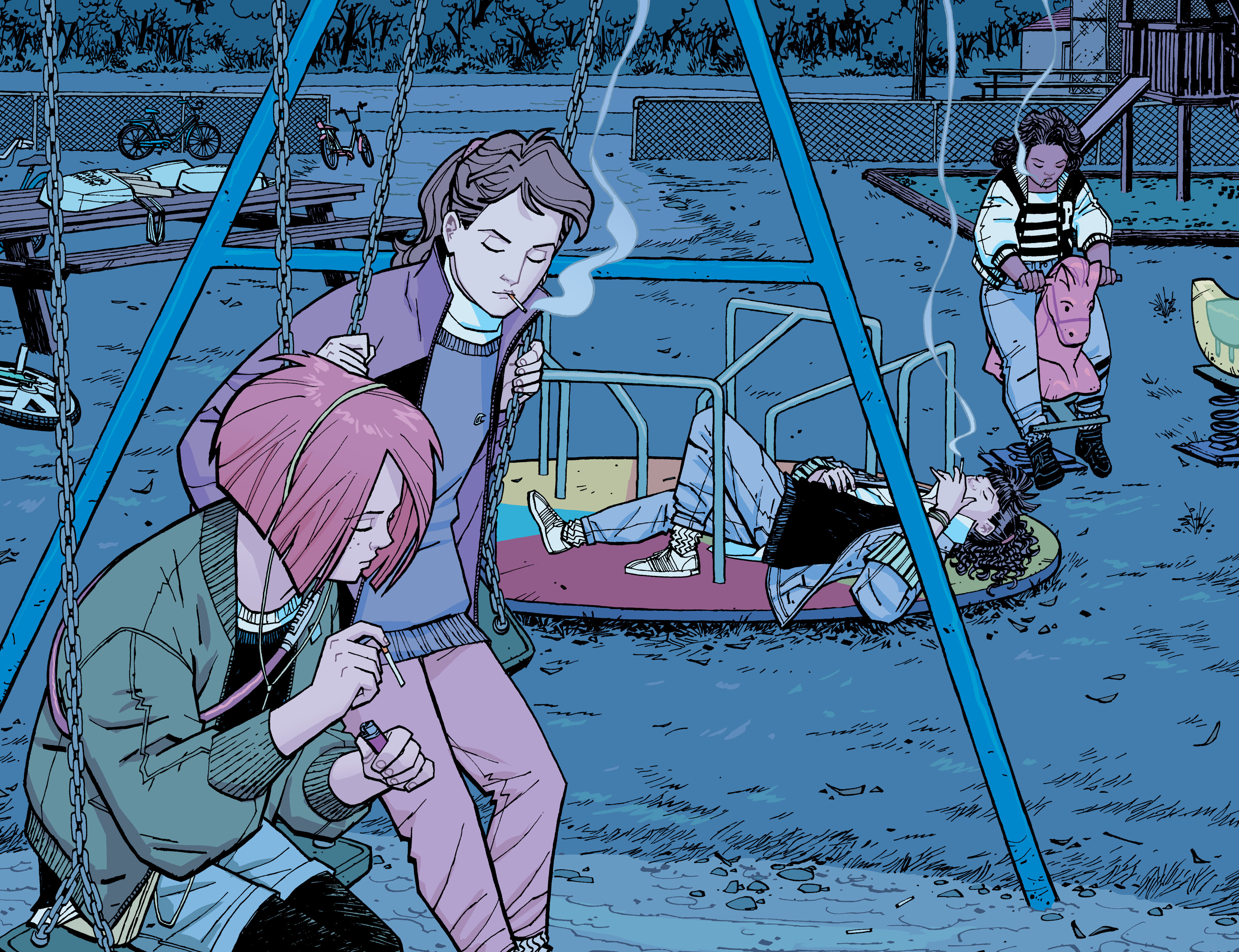 Read online Paper Girls comic -  Issue #30 - 35