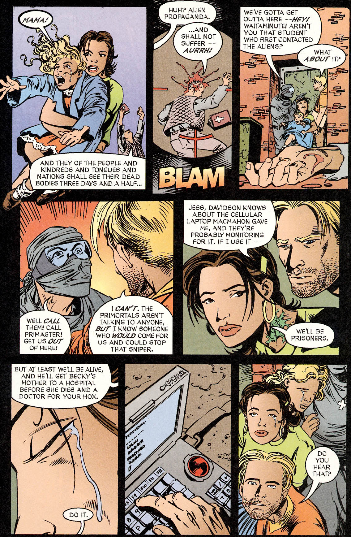 Read online Leonard Nimoy's Primortals (1996) comic -  Issue #4 - 18