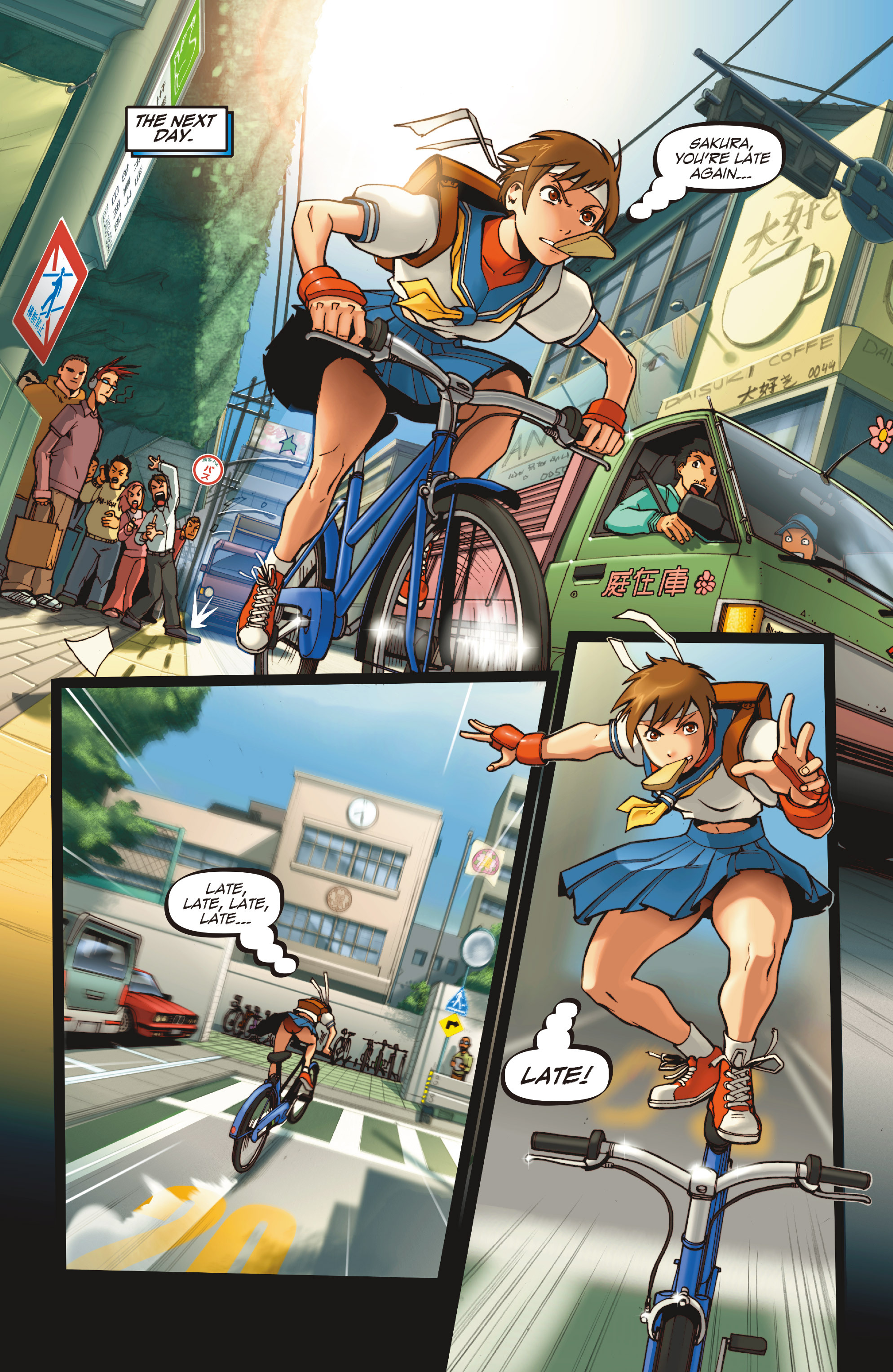 Read online Street Fighter Legends: Sakura comic -  Issue #1 - 8