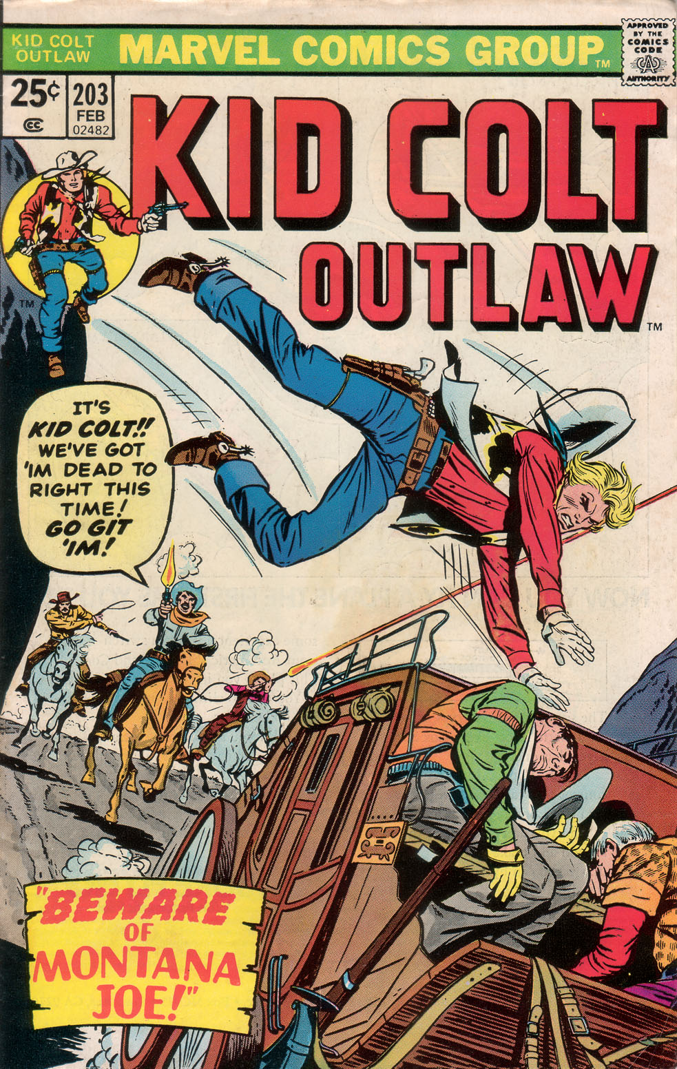 Read online Kid Colt Outlaw comic -  Issue #203 - 1