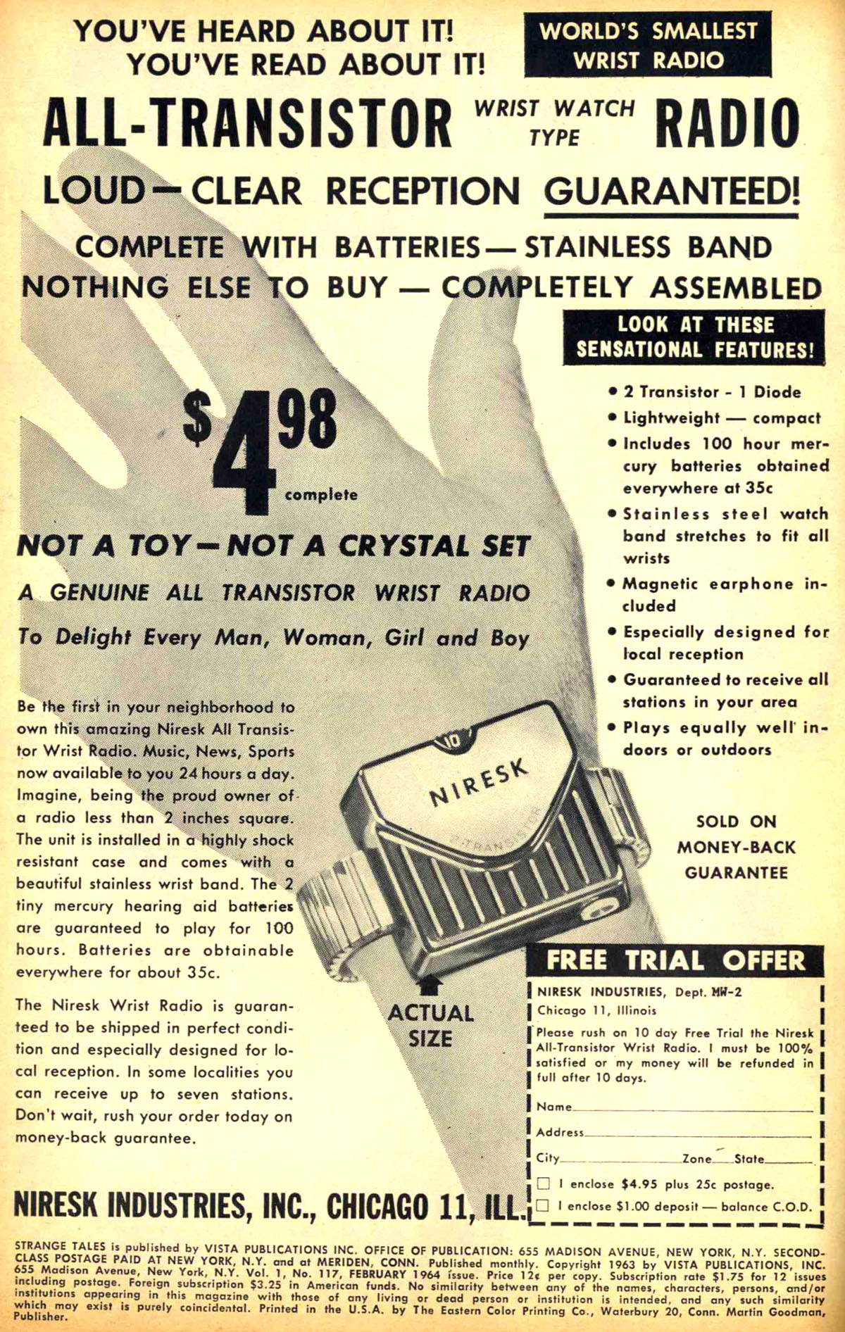 Read online Strange Tales (1951) comic -  Issue #117 - 2