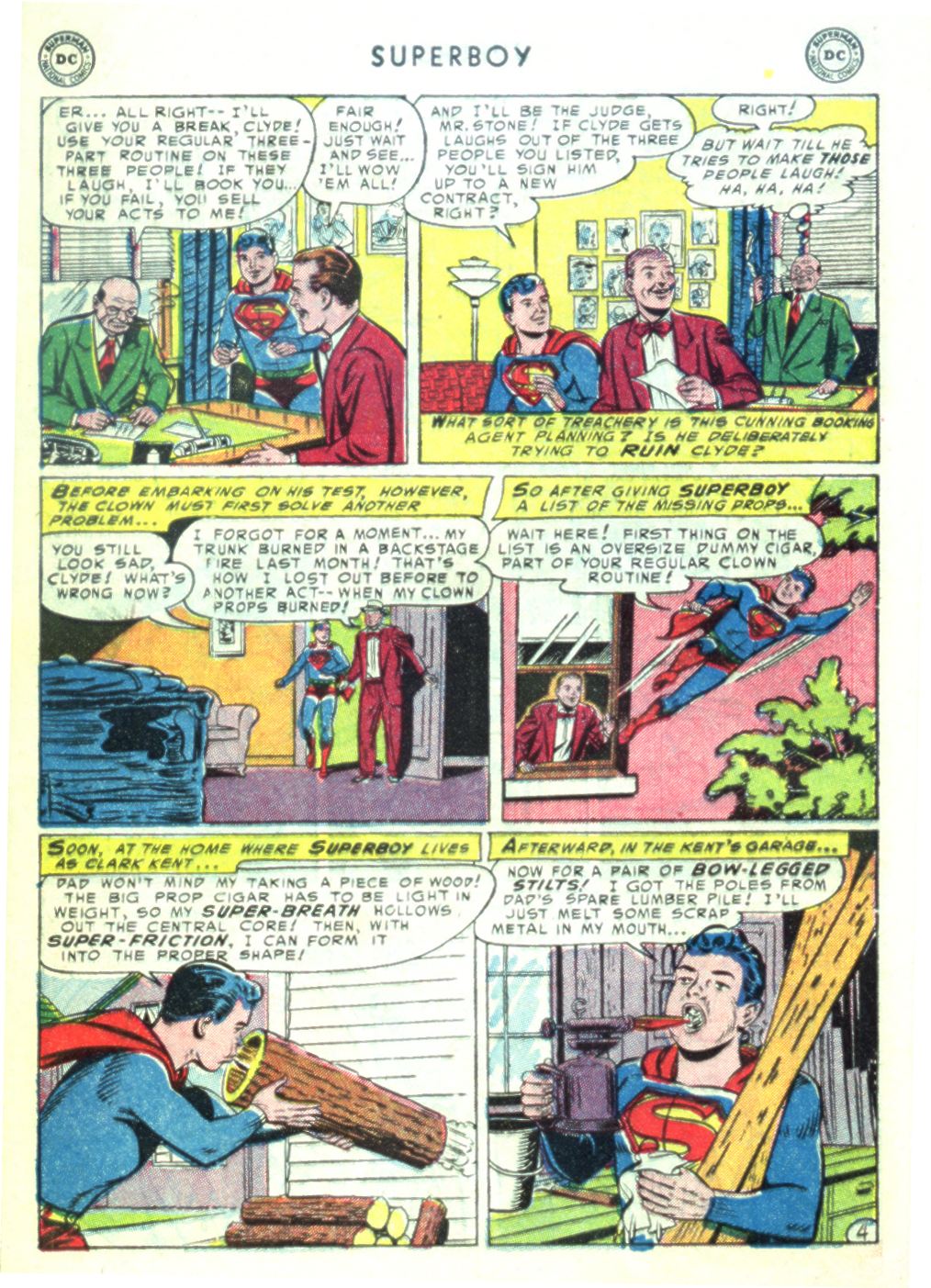Read online Superboy (1949) comic -  Issue #33 - 4