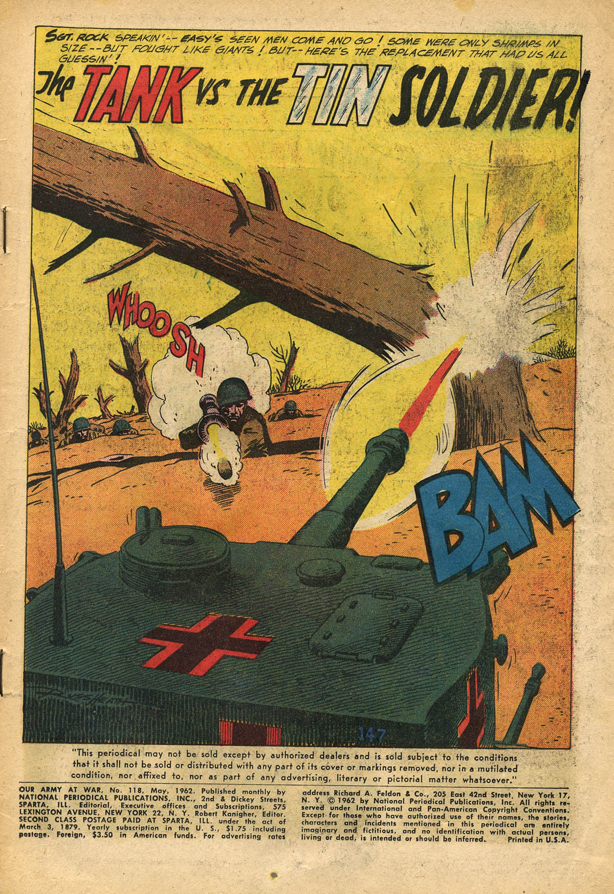 Read online Our Army at War (1952) comic -  Issue #118 - 3