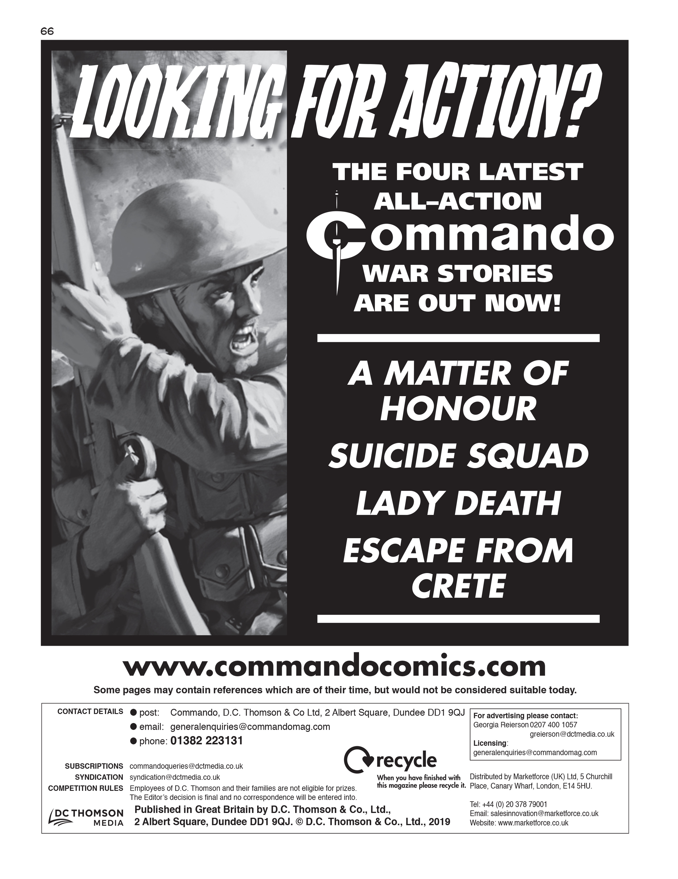 Read online Commando: For Action and Adventure comic -  Issue #5218 - 65