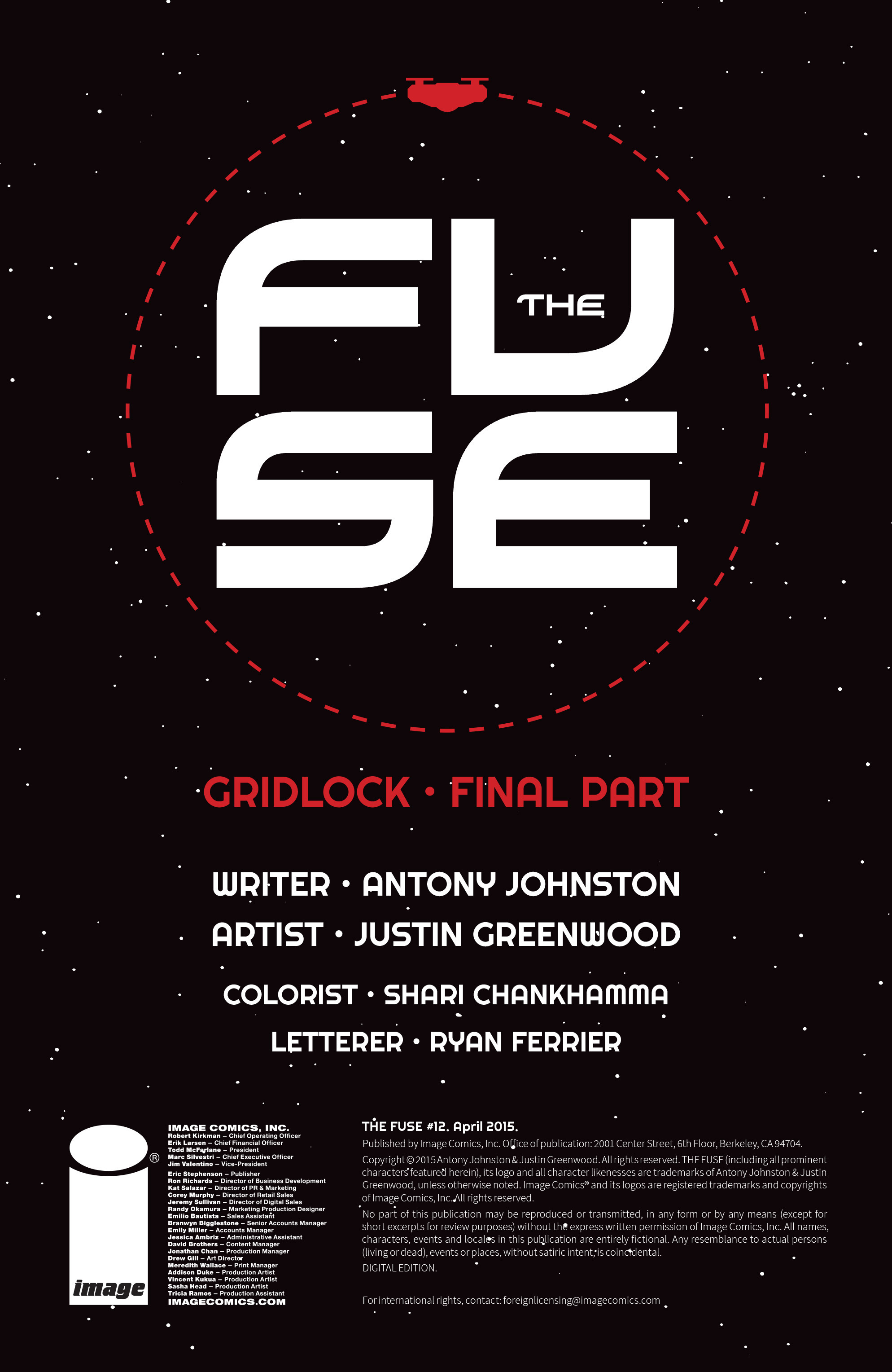 Read online The Fuse comic -  Issue #12 - 2