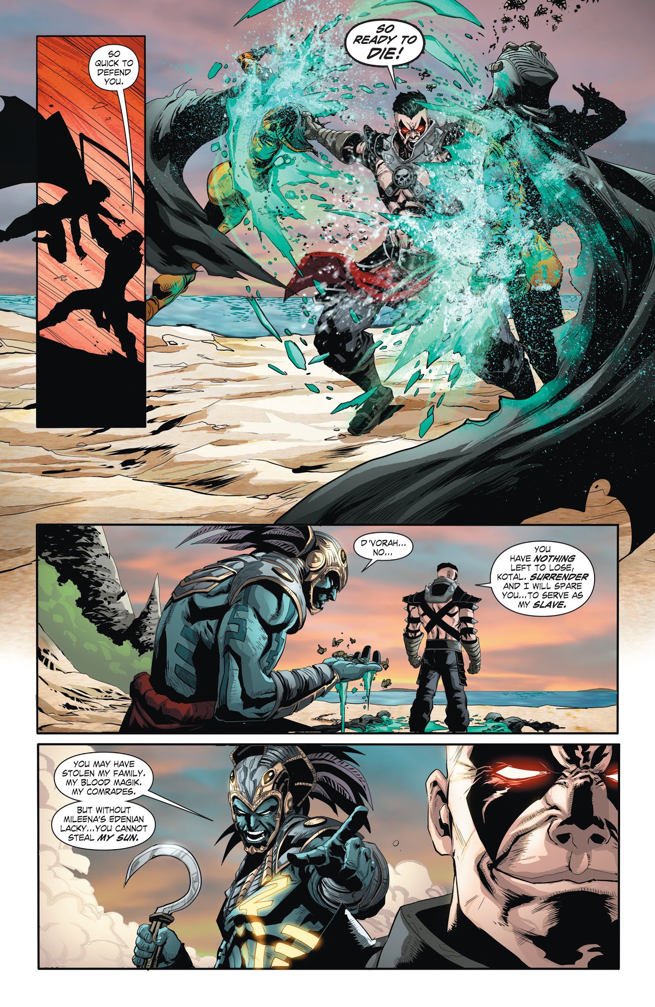 Read online Mortal Kombat X [I] comic -  Issue # _TPB 3 - 13