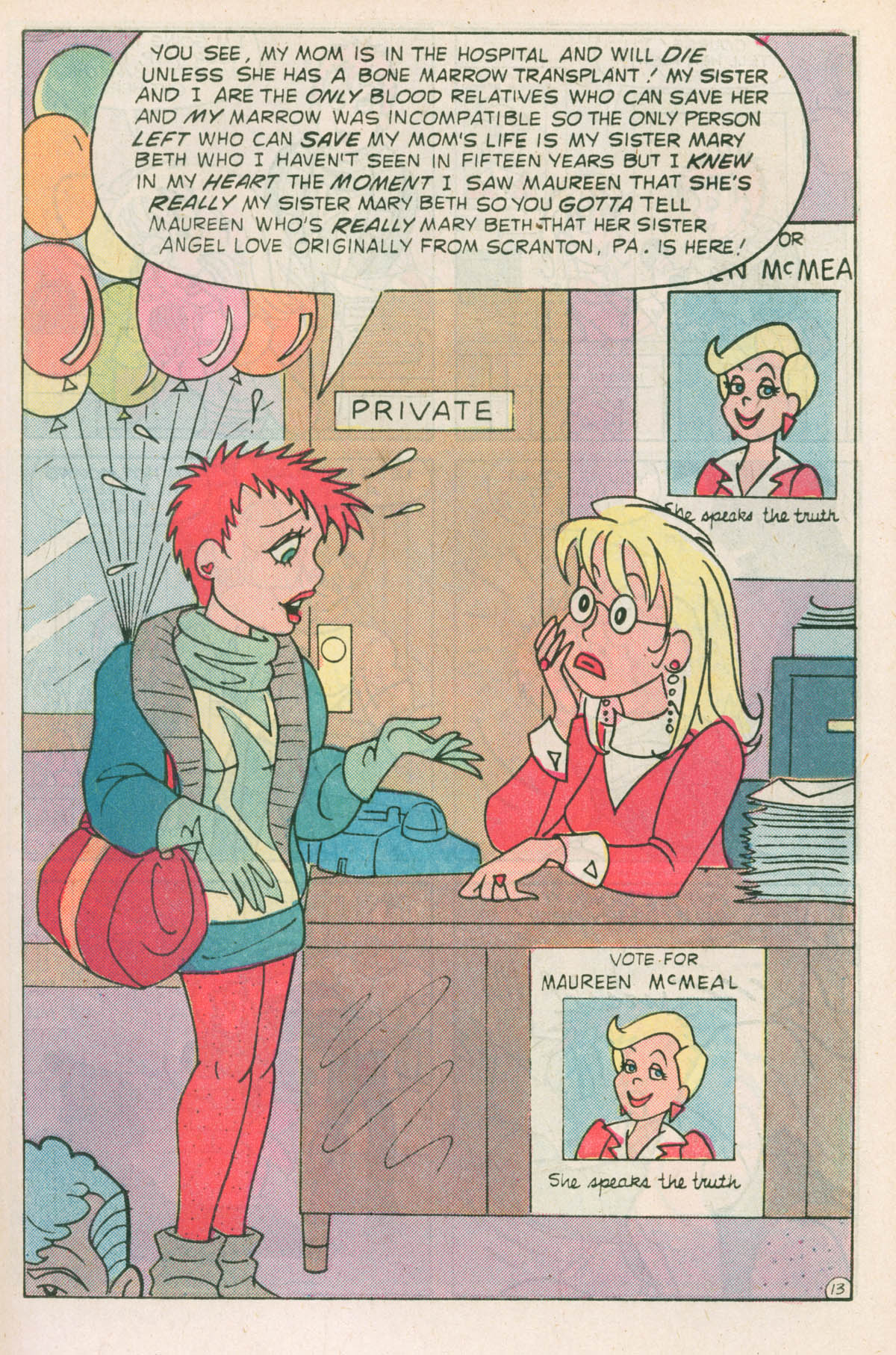 Read online Angel Love comic -  Issue #7 - 14