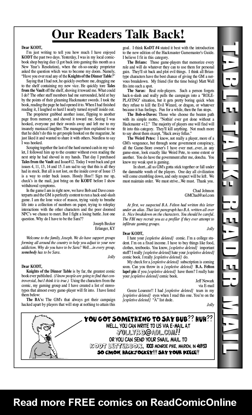 Read online Knights of the Dinner Table comic -  Issue #18 - 5