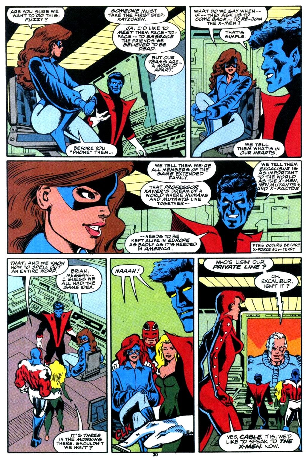 Read online Excalibur (1988) comic -  Issue #41 - 23