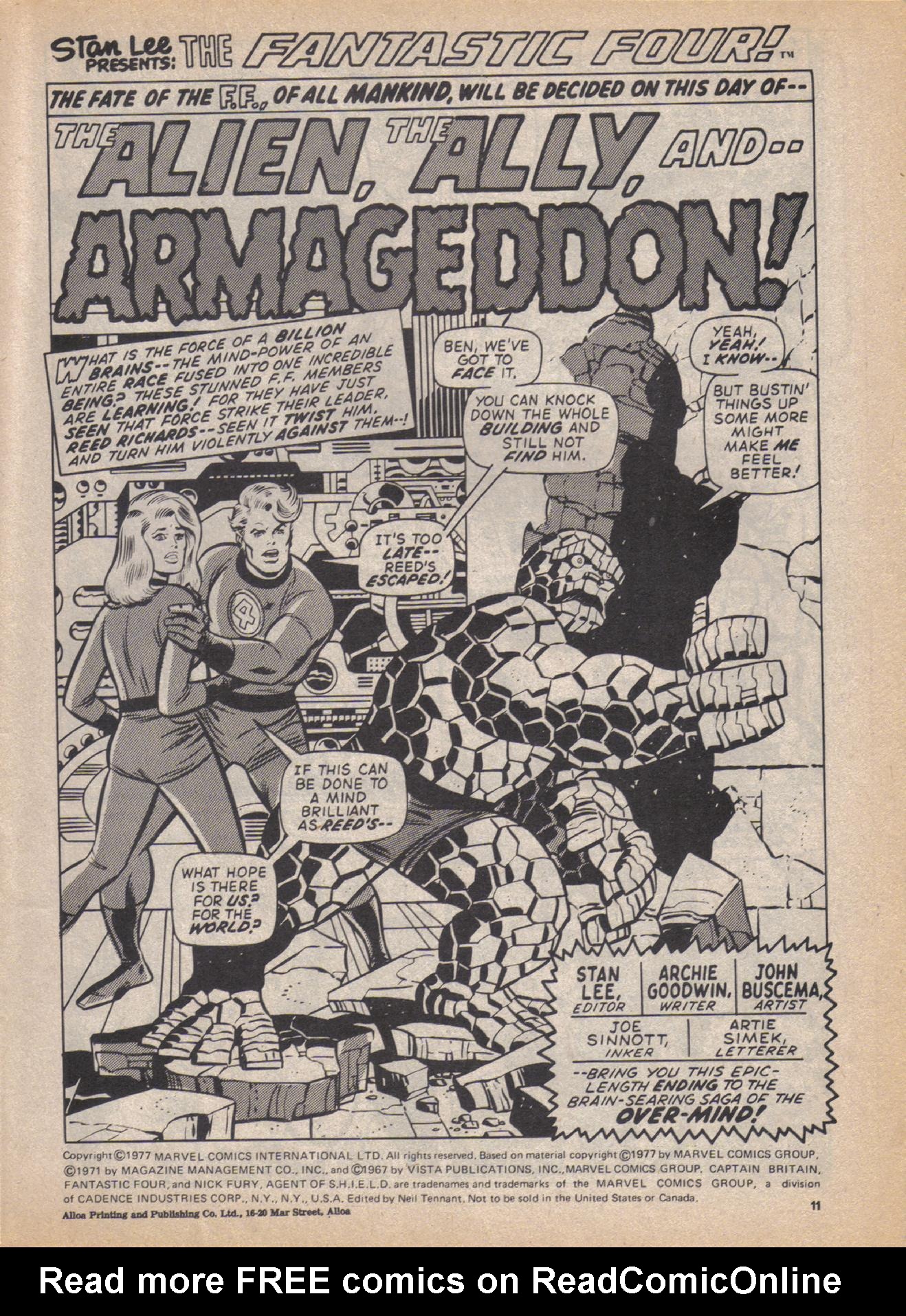 Read online Captain Britain (1976) comic -  Issue #13 - 11