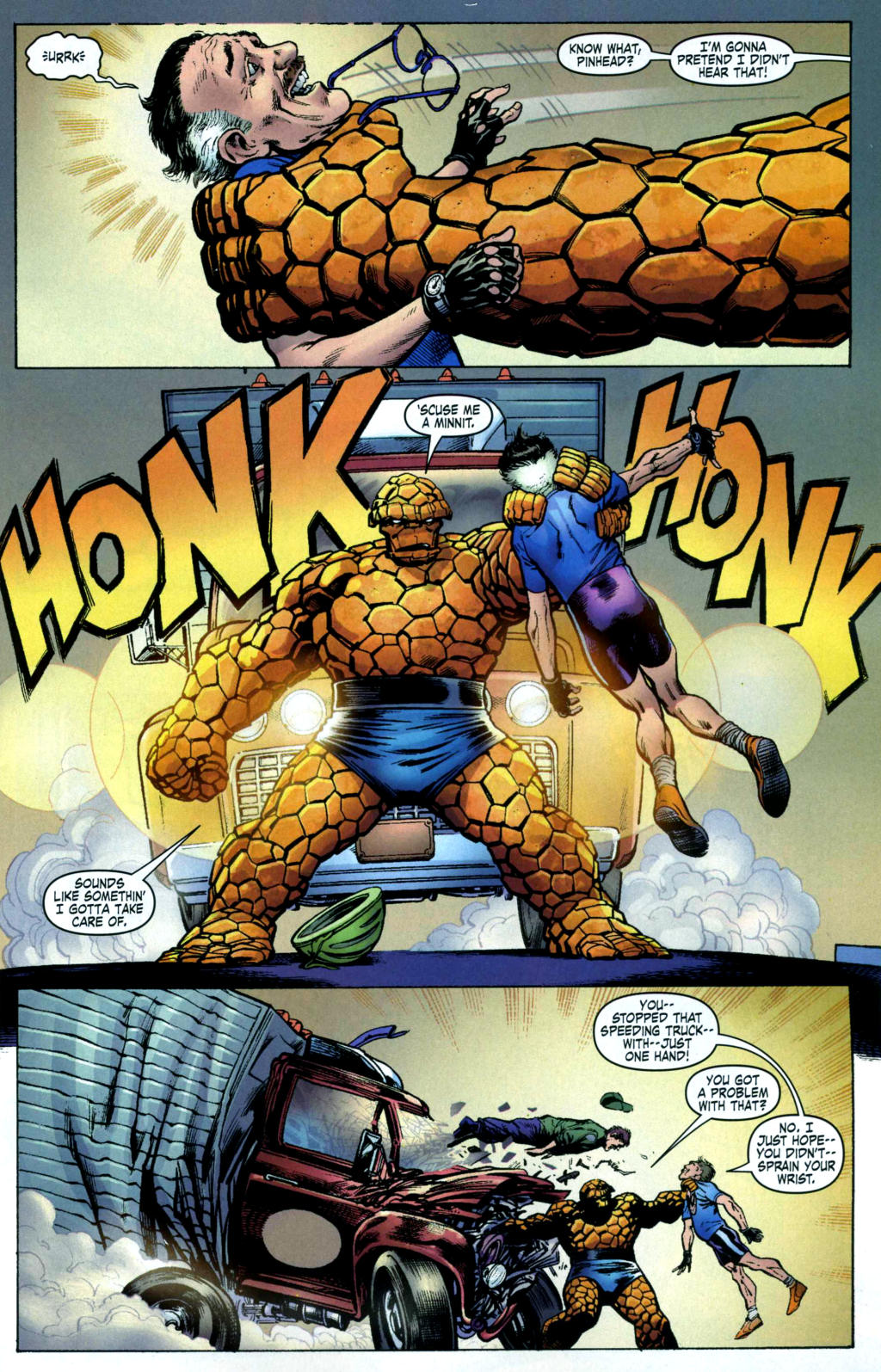 Read online Stan Lee Meets the Thing comic -  Issue # Full - 7