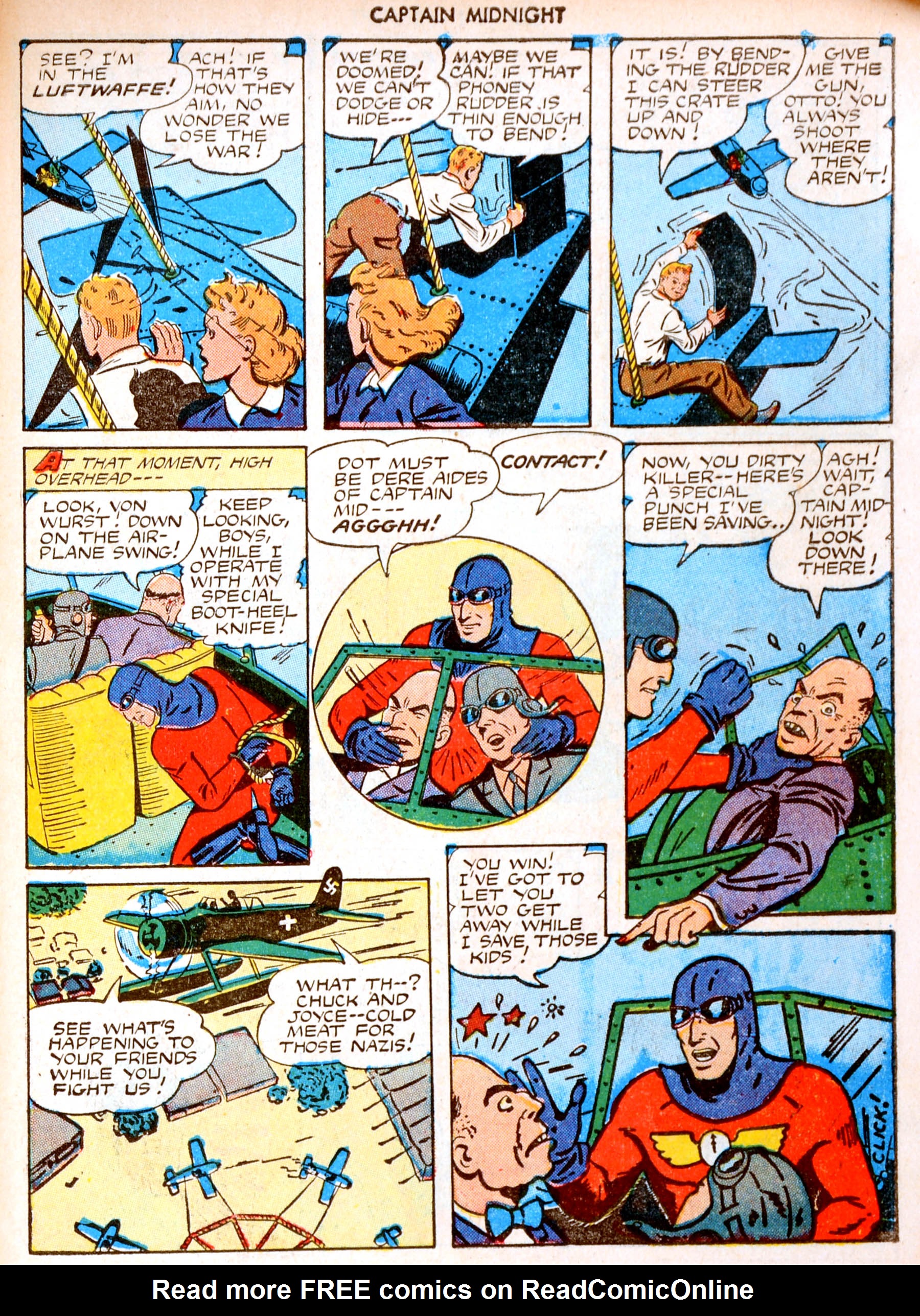 Read online Captain Midnight (1942) comic -  Issue #25 - 31
