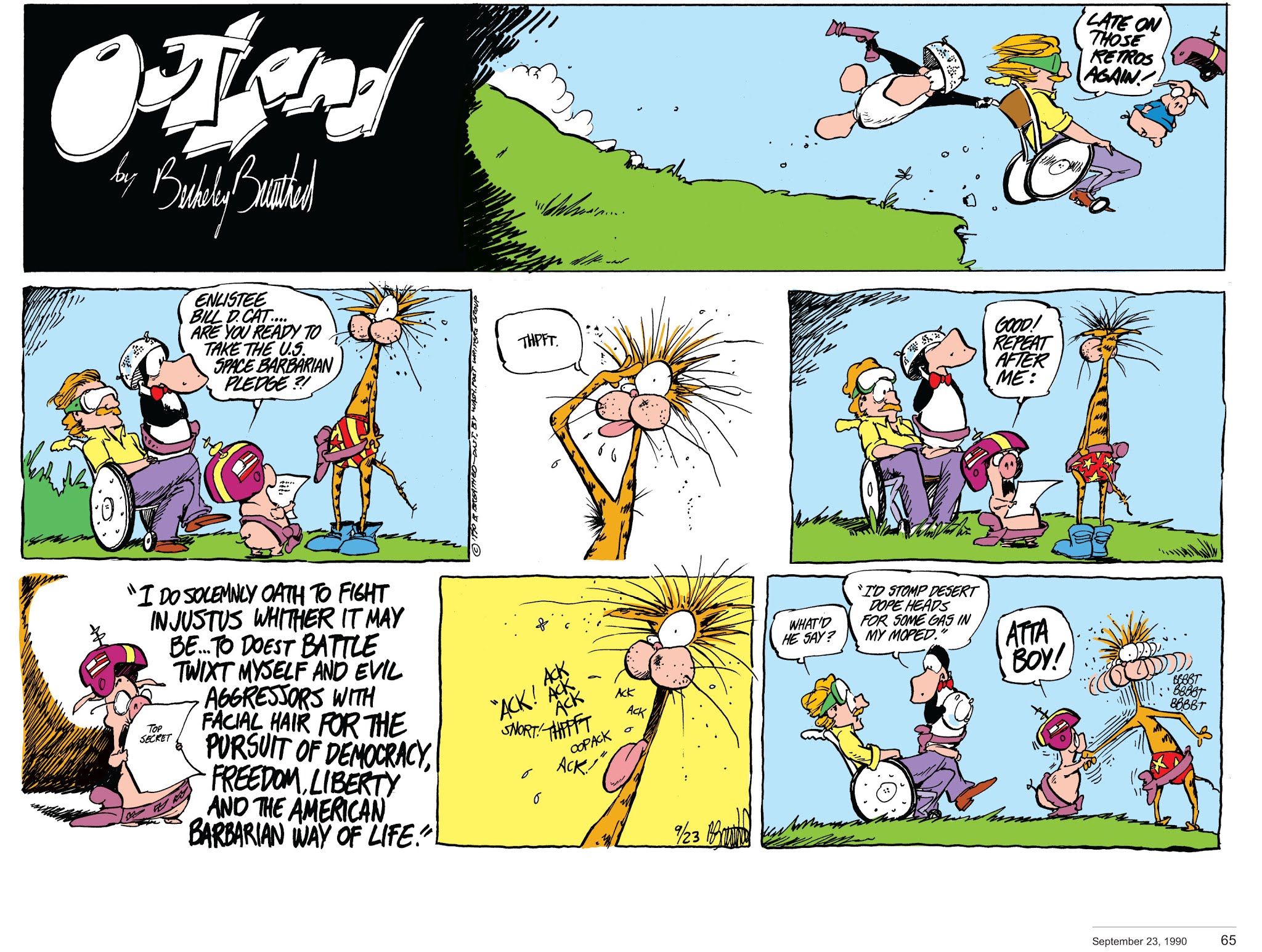 Read online Berkeley Breathed’s Outland comic -  Issue # TPB (Part 1) - 66