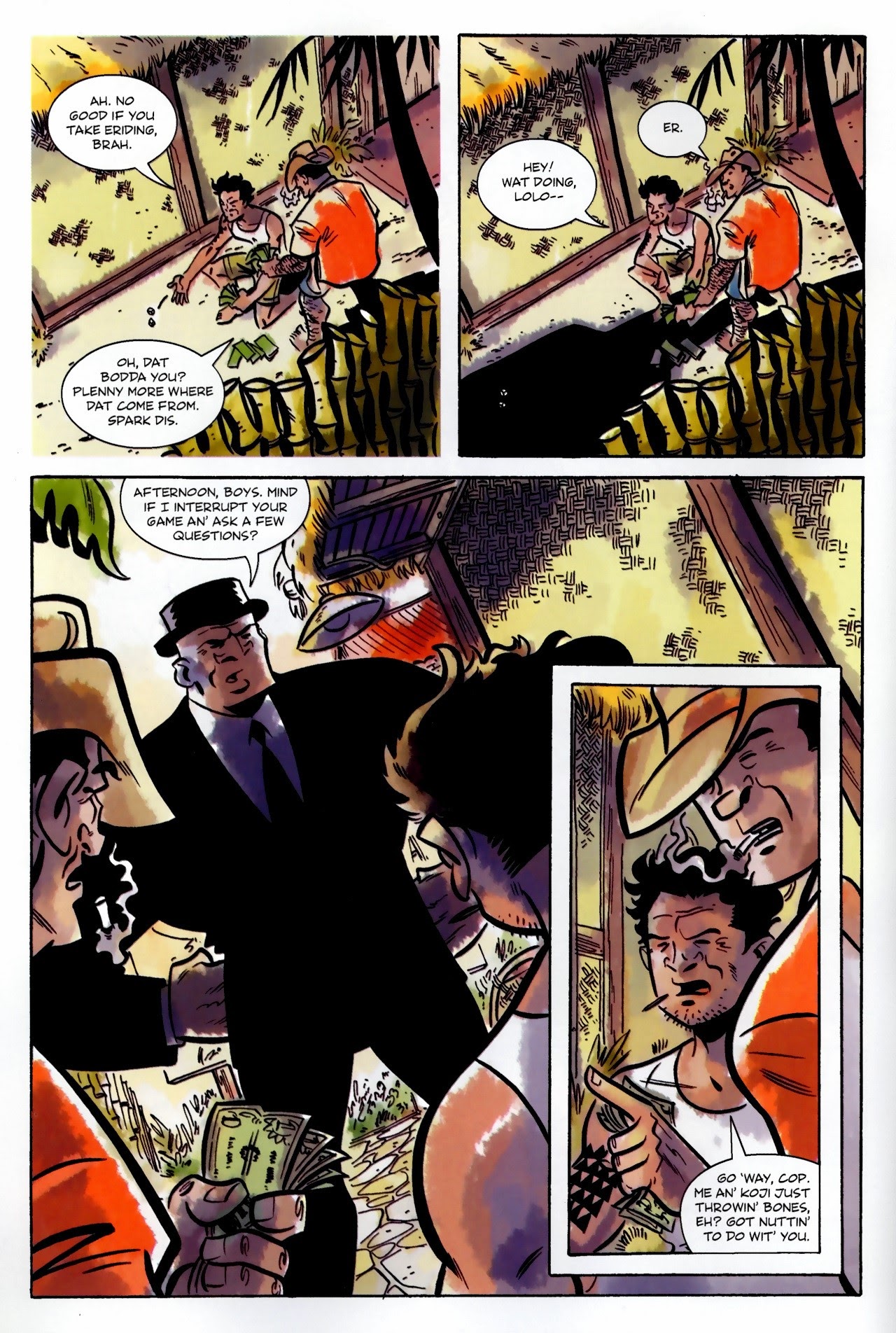 Read online Hawaiian Dick: Screaming Black Thunder comic -  Issue #3 - 7