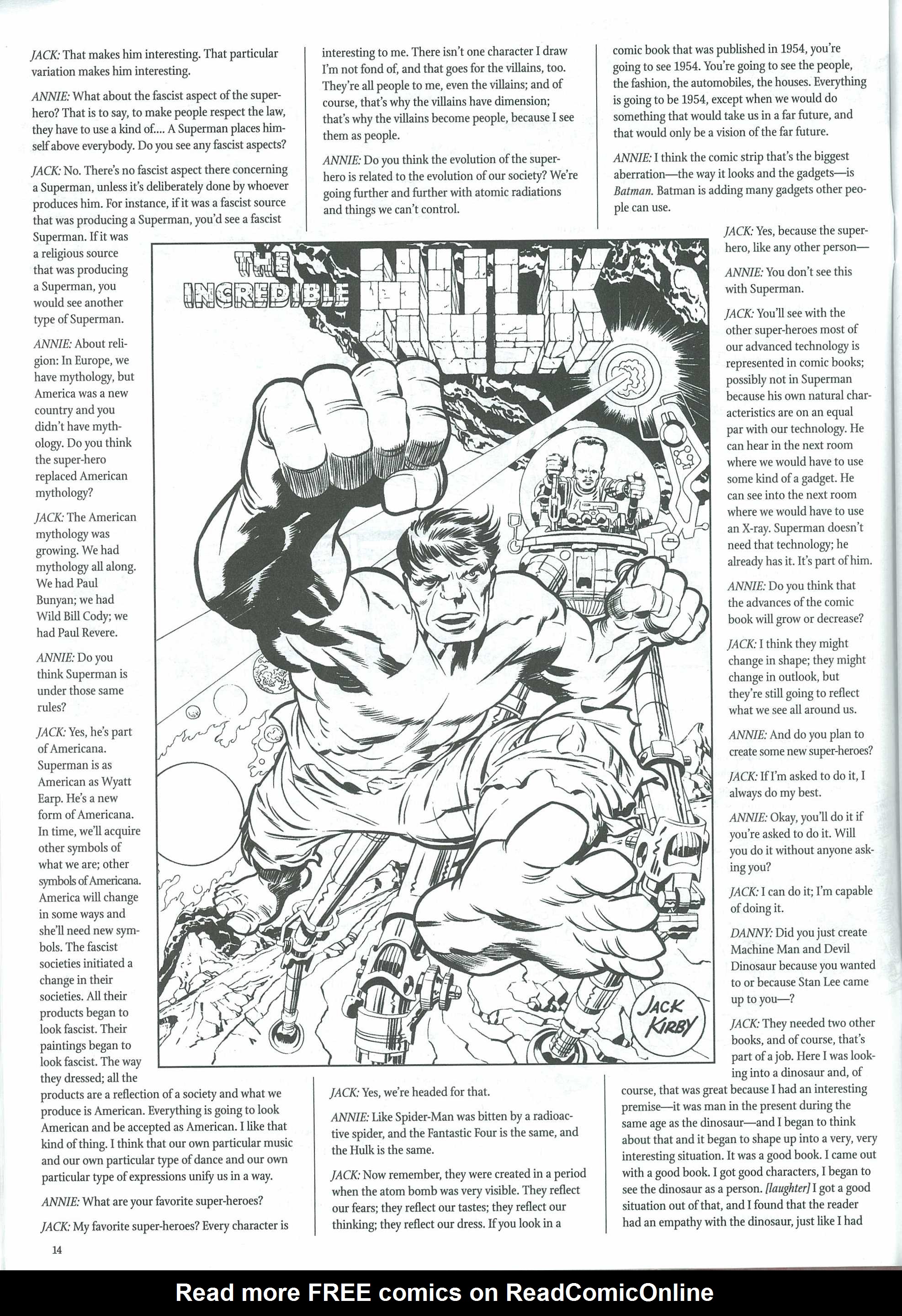 Read online The Jack Kirby Collector comic -  Issue #32 - 16