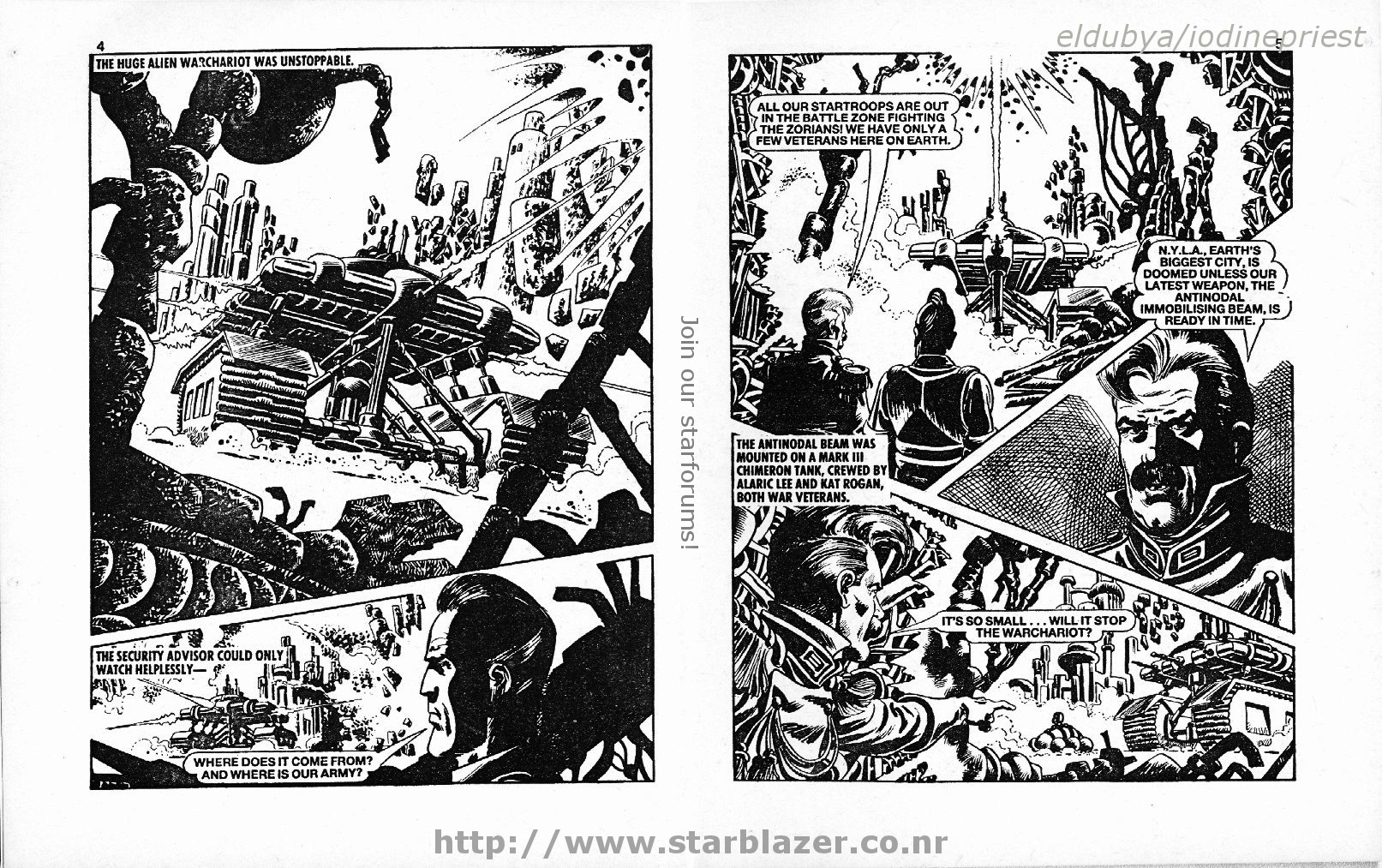 Read online Starblazer comic -  Issue #189 - 4