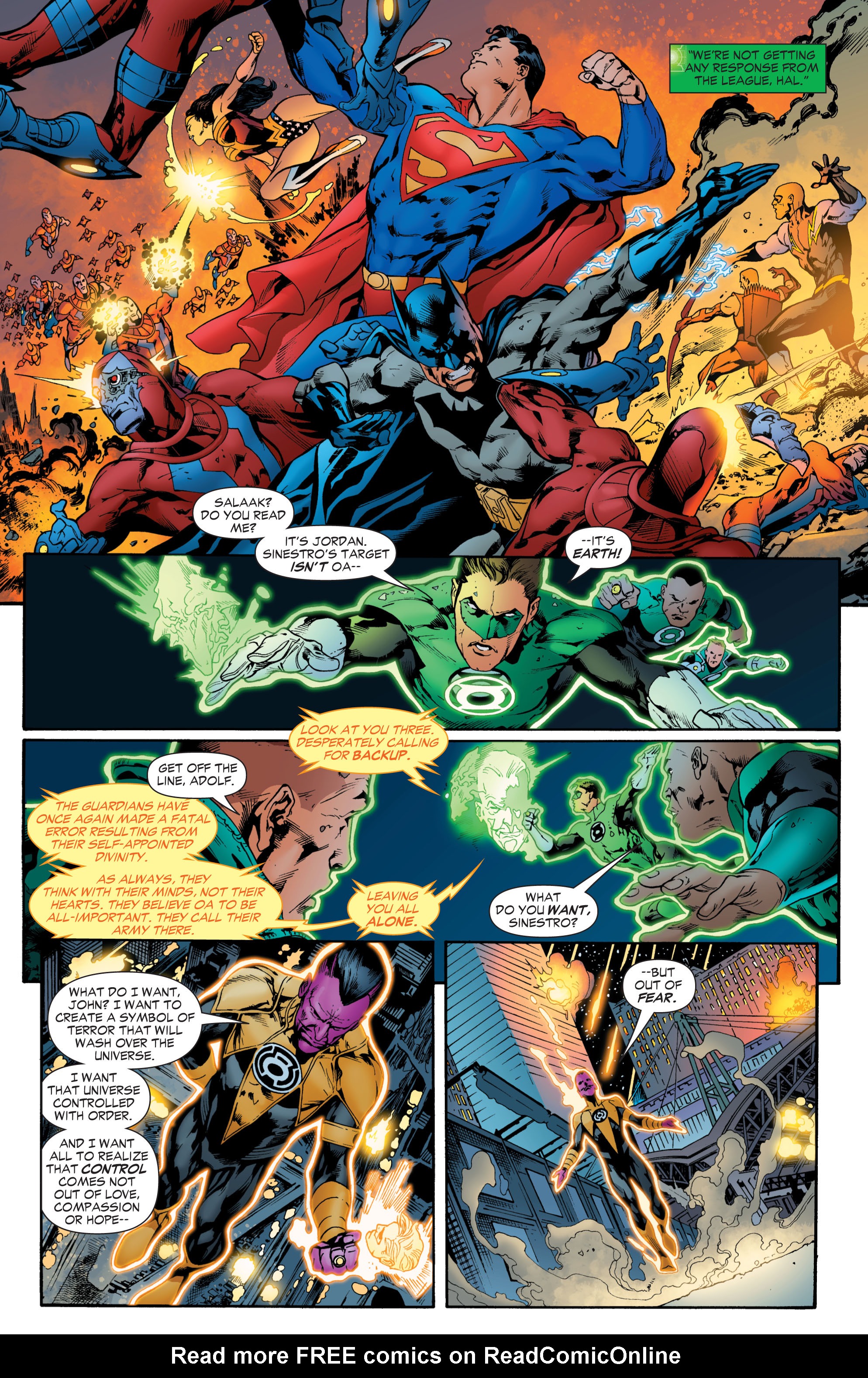 Read online Green Lantern: The Sinestro Corps War comic -  Issue # Full - 185
