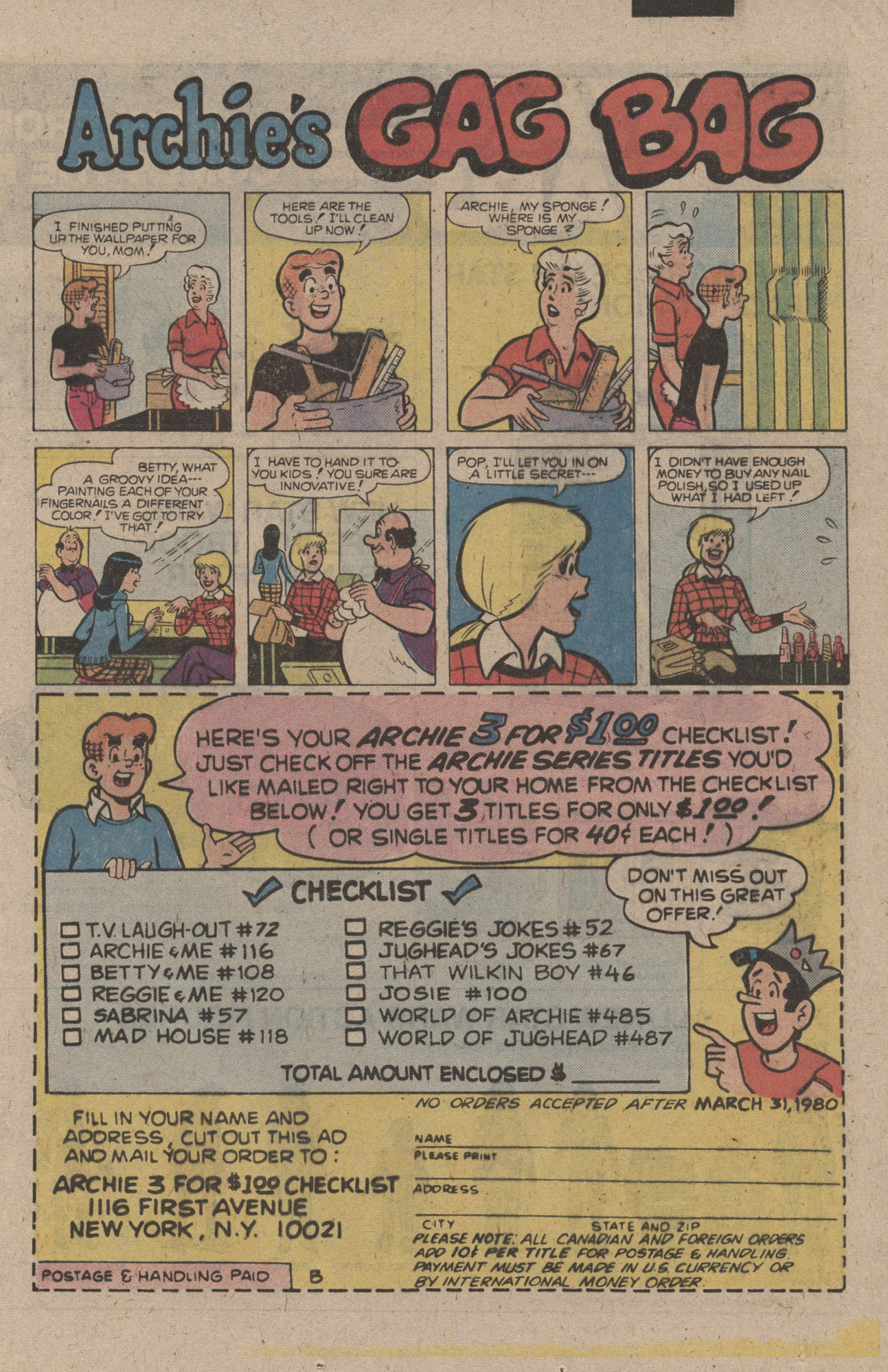 Read online Archie's Joke Book Magazine comic -  Issue #263 - 17