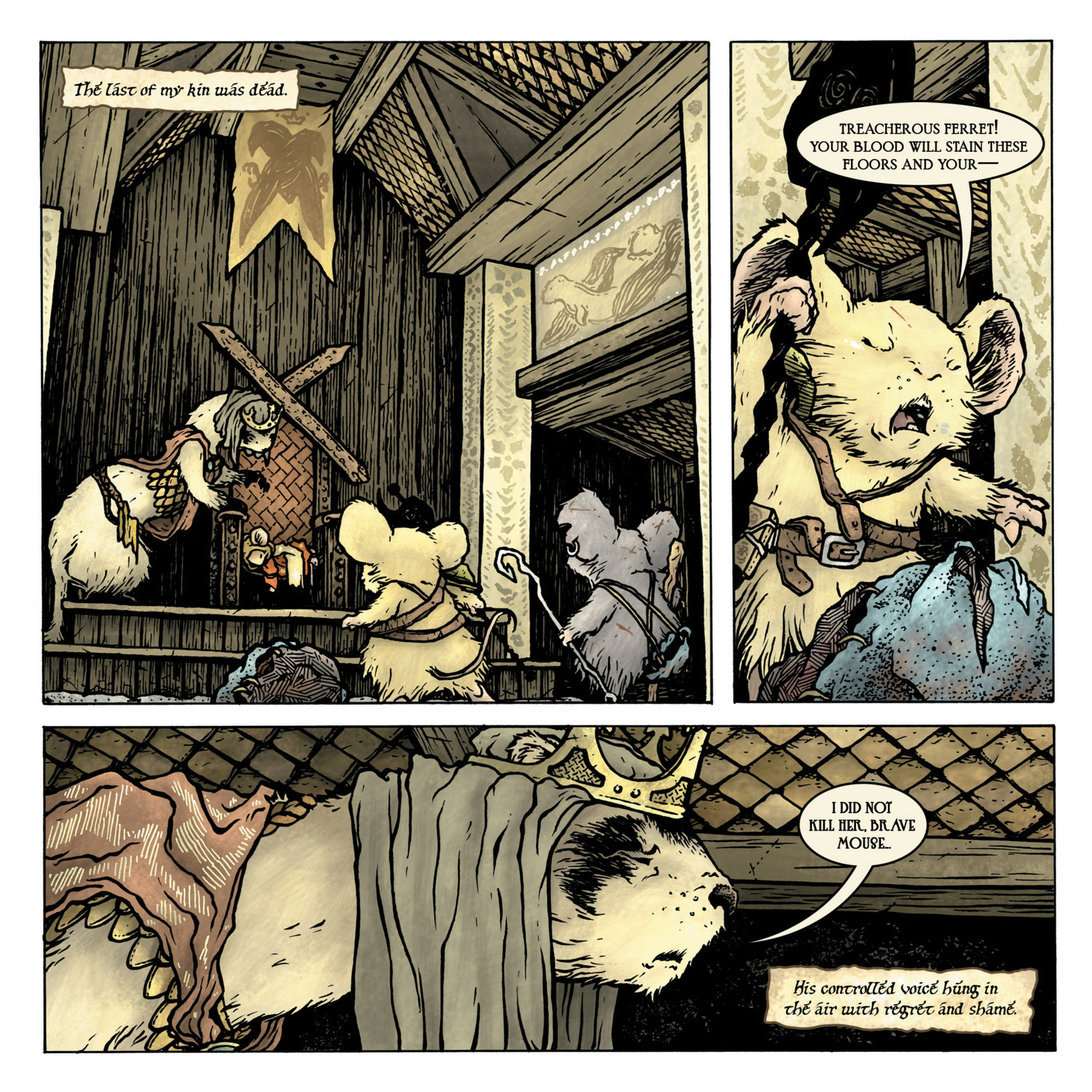 Read online Mouse Guard: The Black Axe comic -  Issue #5 - 3