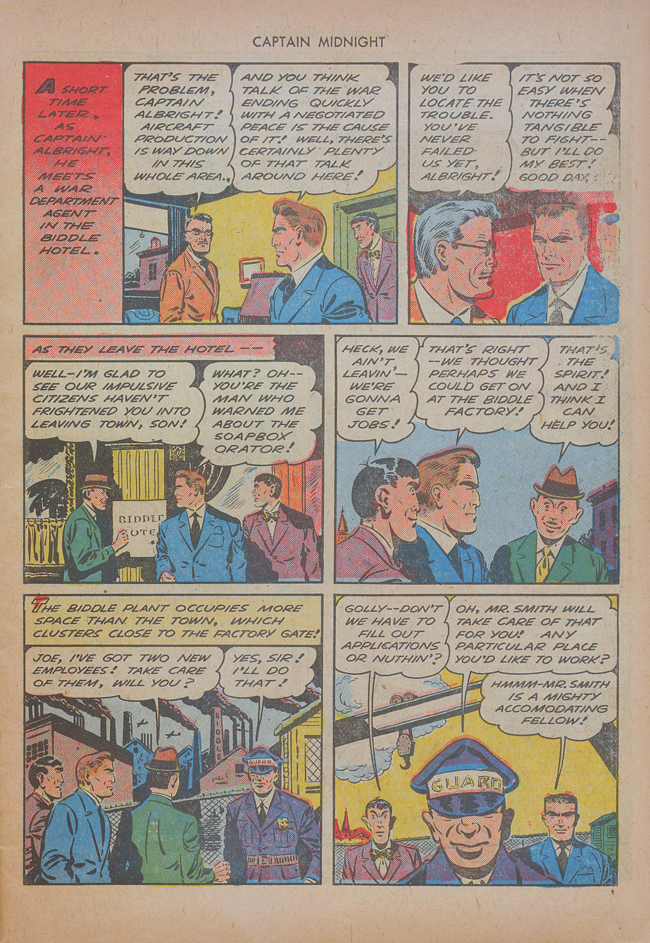 Read online Captain Midnight (1942) comic -  Issue #17 - 7