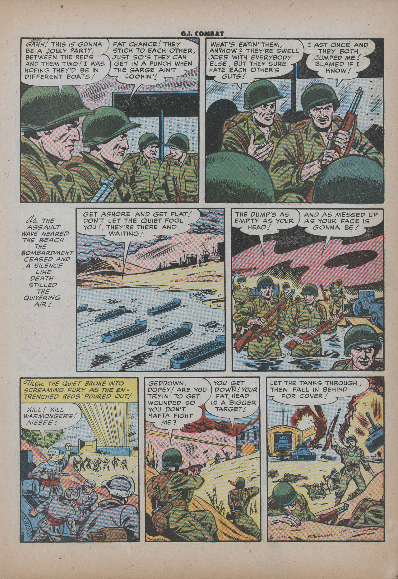 Read online G.I. Combat (1952) comic -  Issue #23 - 7