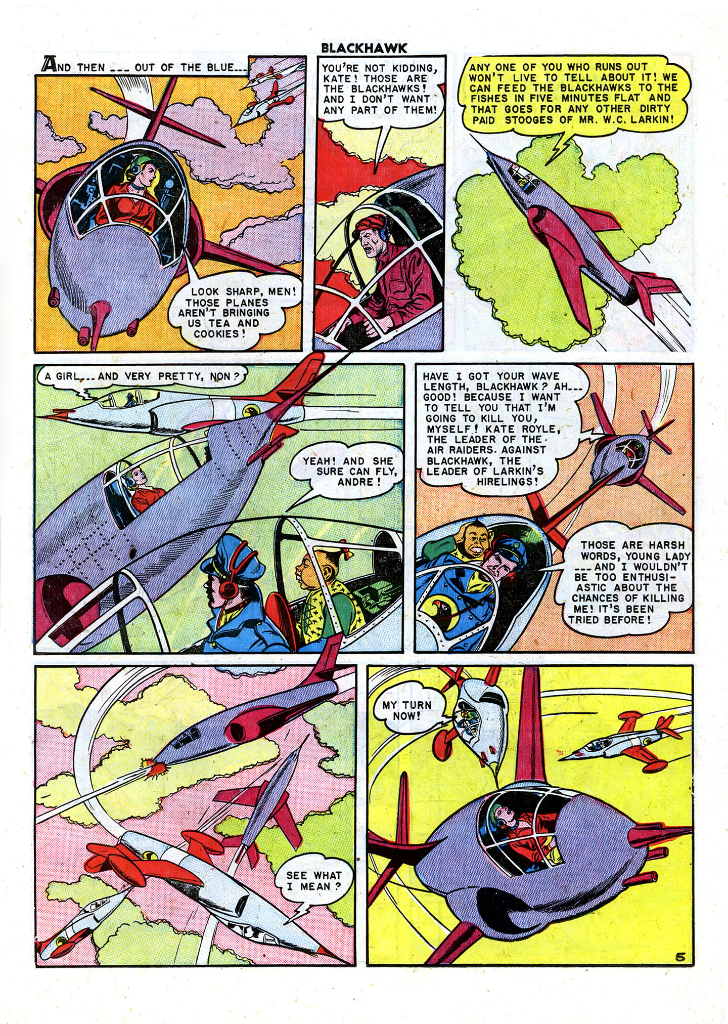 Read online Blackhawk (1957) comic -  Issue #36 - 19