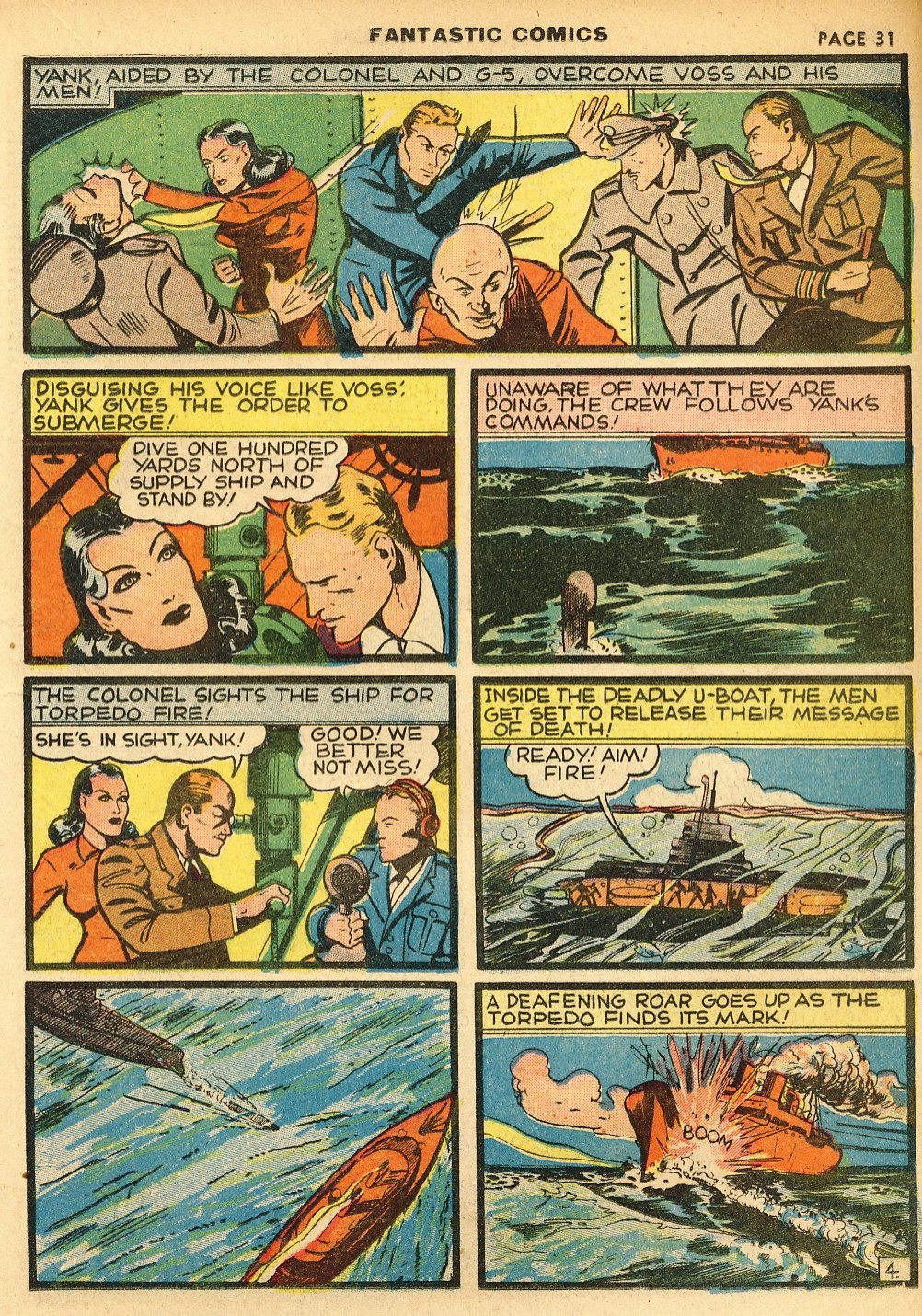 Read online Fantastic Comics comic -  Issue #10 - 32