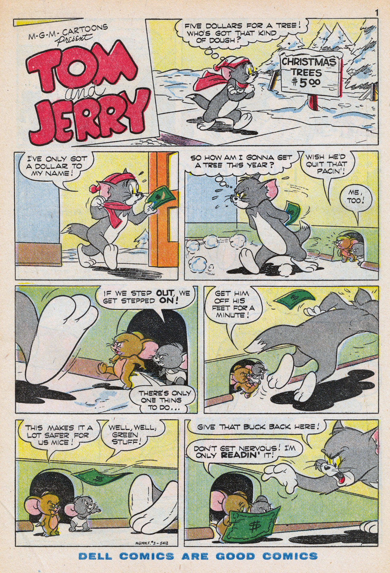 Read online M.G.M.'s Tom and Jerry's Winter Fun comic -  Issue #3 - 4