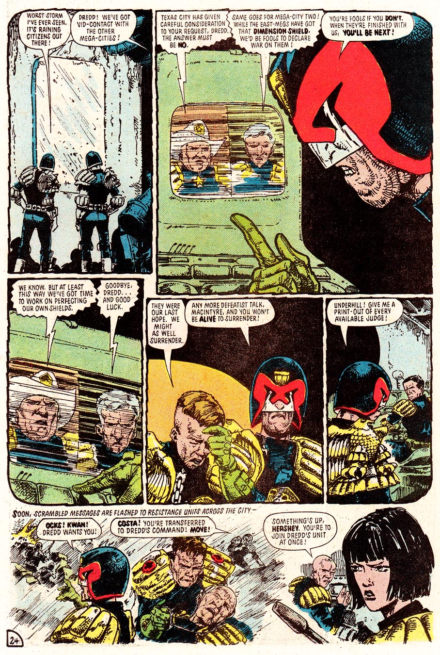 Read online Judge Dredd (1983) comic -  Issue #23 - 23