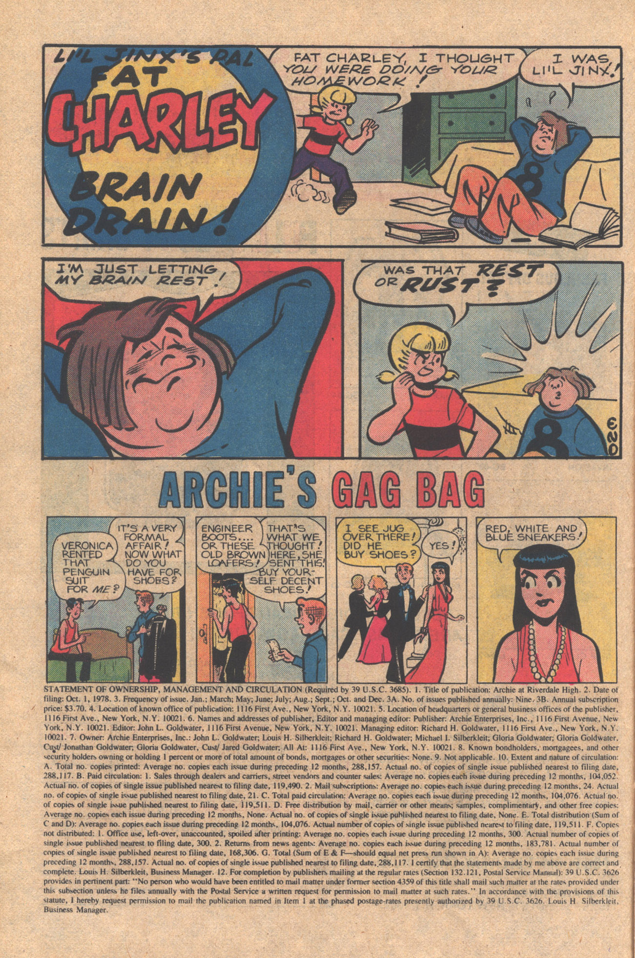 Read online Archie at Riverdale High (1972) comic -  Issue #62 - 10