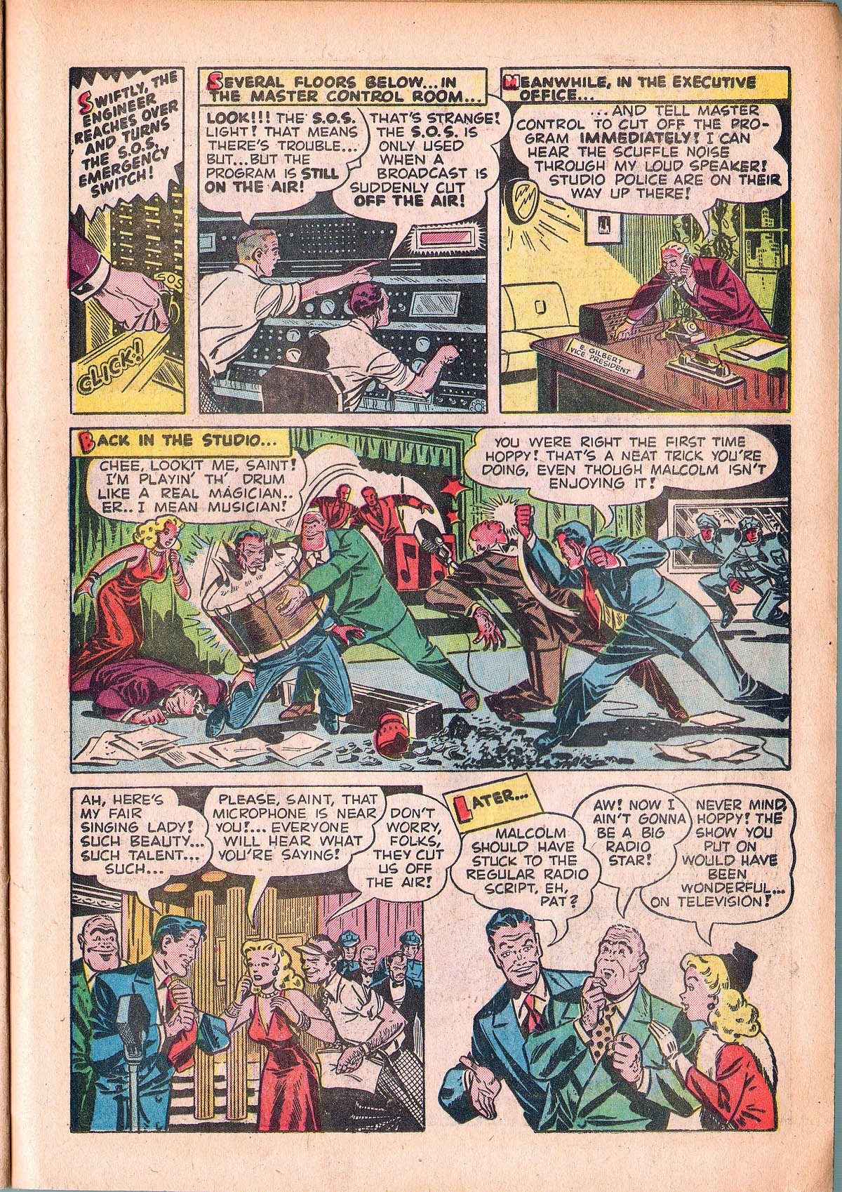 Read online The Saint (1947) comic -  Issue #5 - 35