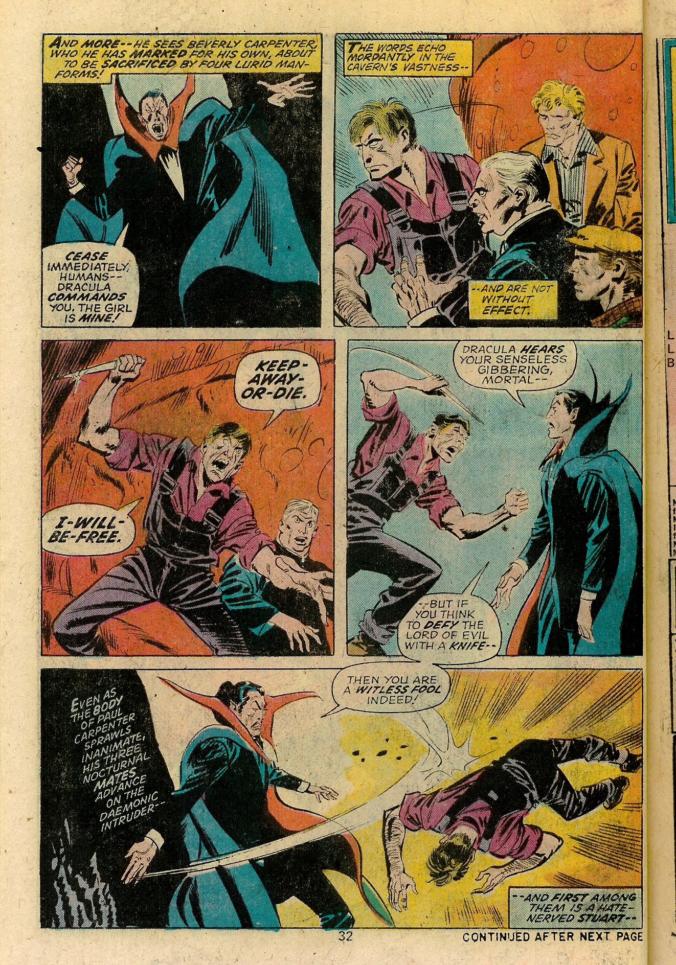Read online Giant-Size Dracula comic -  Issue #4 - 18