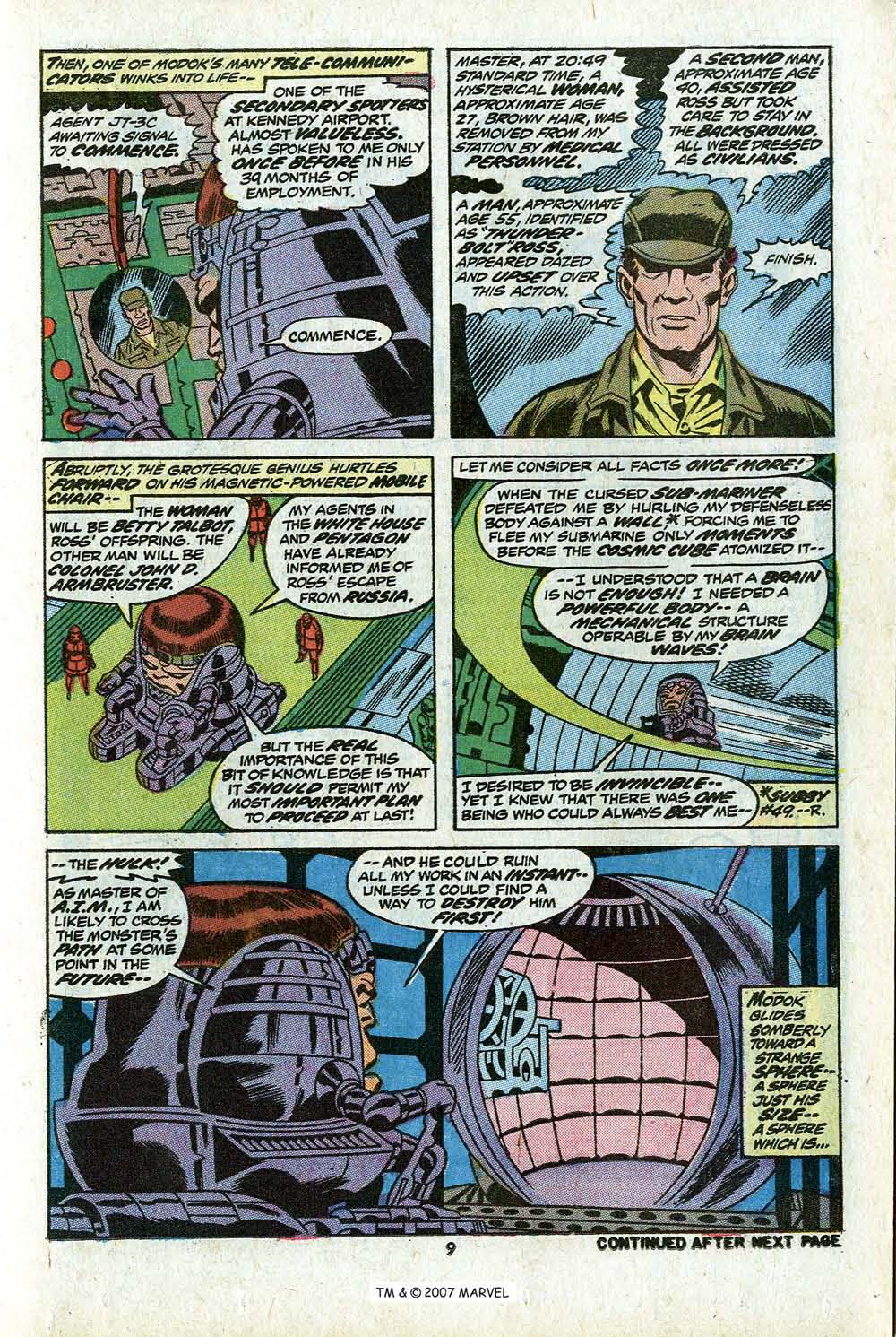 Read online The Incredible Hulk (1968) comic -  Issue #167 - 11