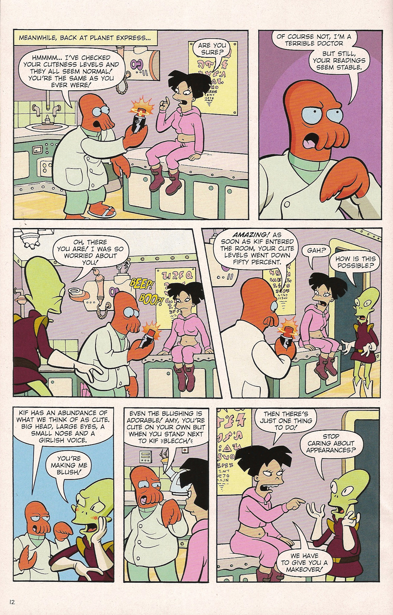 Read online Futurama Comics comic -  Issue #50a - 10